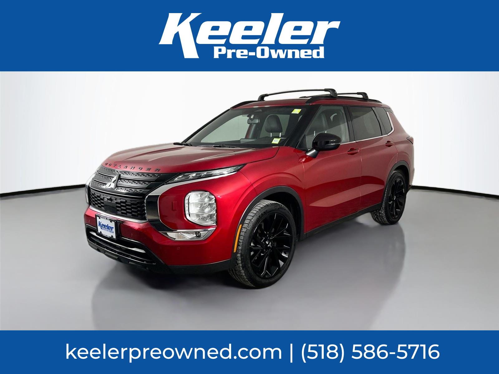 Red Diamond 2022 Mitsubishi Outlander Black Edition S-AWC SUV / Crossover All-Wheel Drive Continuously Variable Transmission