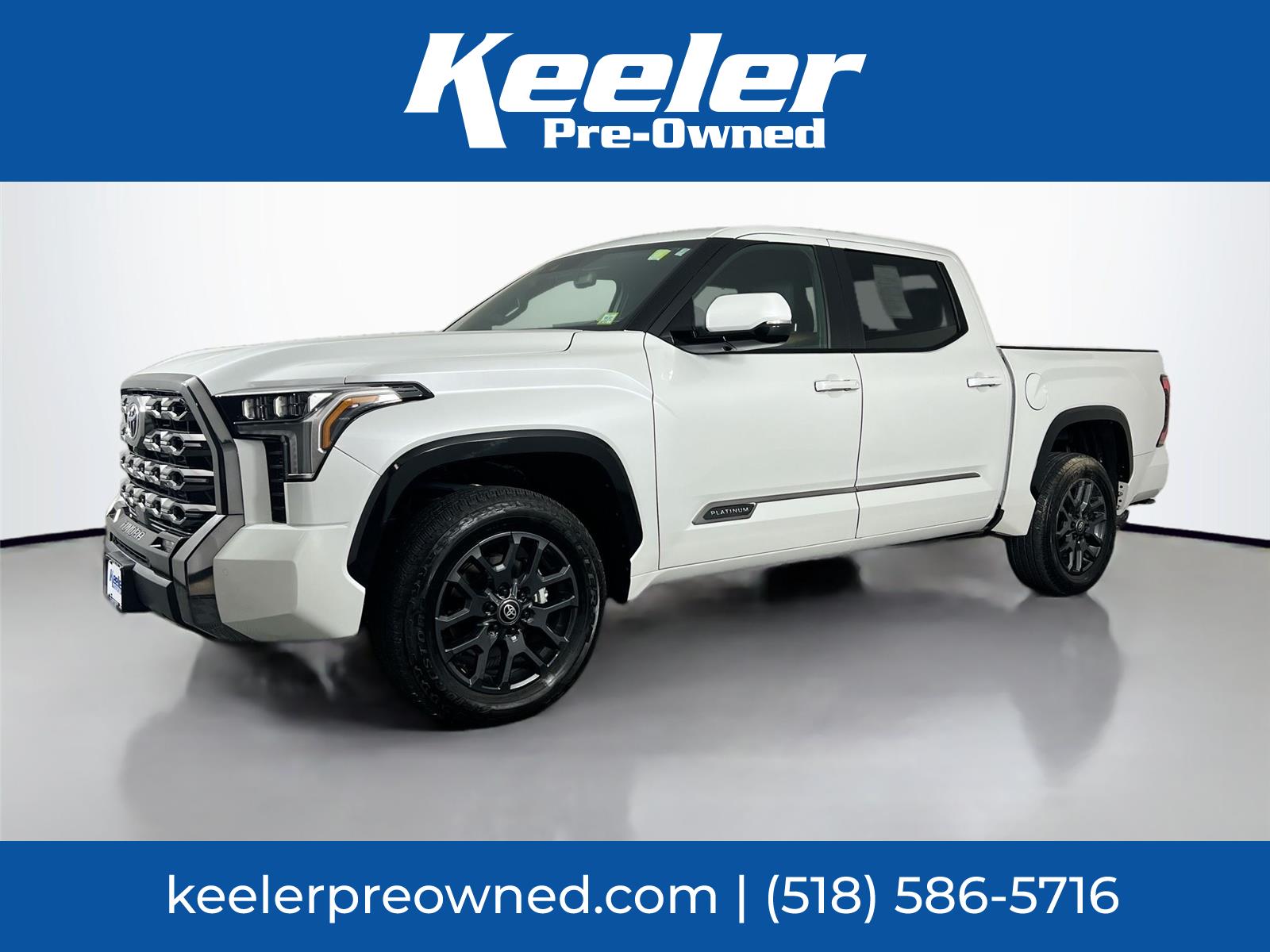 White (Wind Chill Pearl) 2025 Toyota Tundra Pickup Truck Four-Wheel Drive Automatic