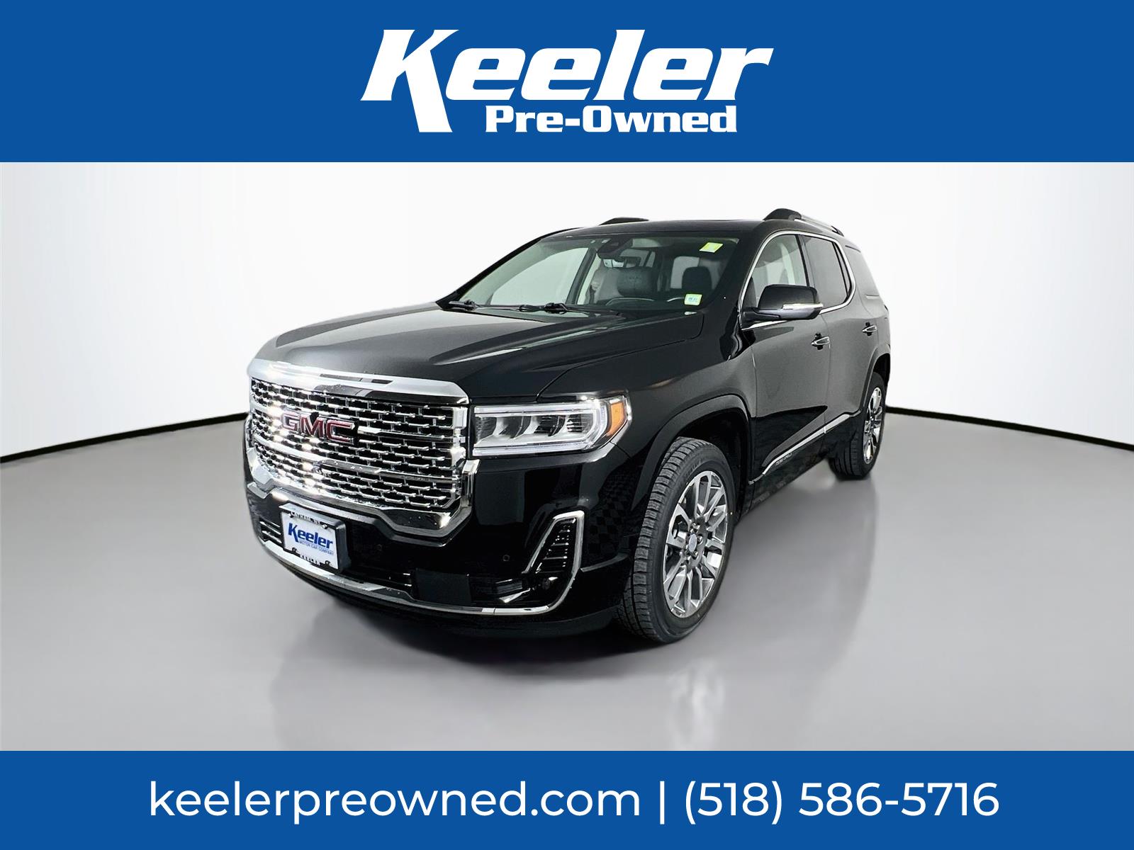 Black (Ebony Twilight Metallic) 2021 GMC Acadia SUV / Crossover Four-Wheel Drive 9-Speed Automatic