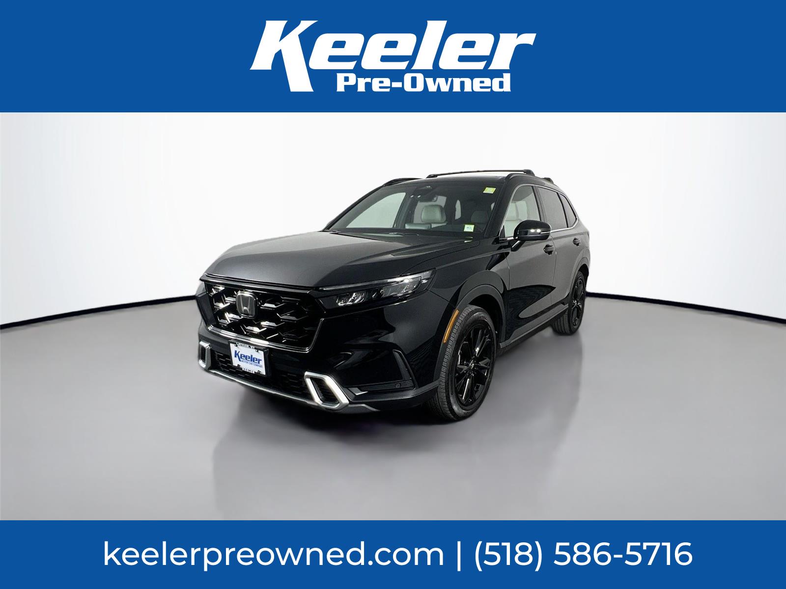 Crystal Black Pearl 2025 Honda CR-V Hybrid SUV / Crossover All-Wheel Drive 1-Speed Dual Clutch