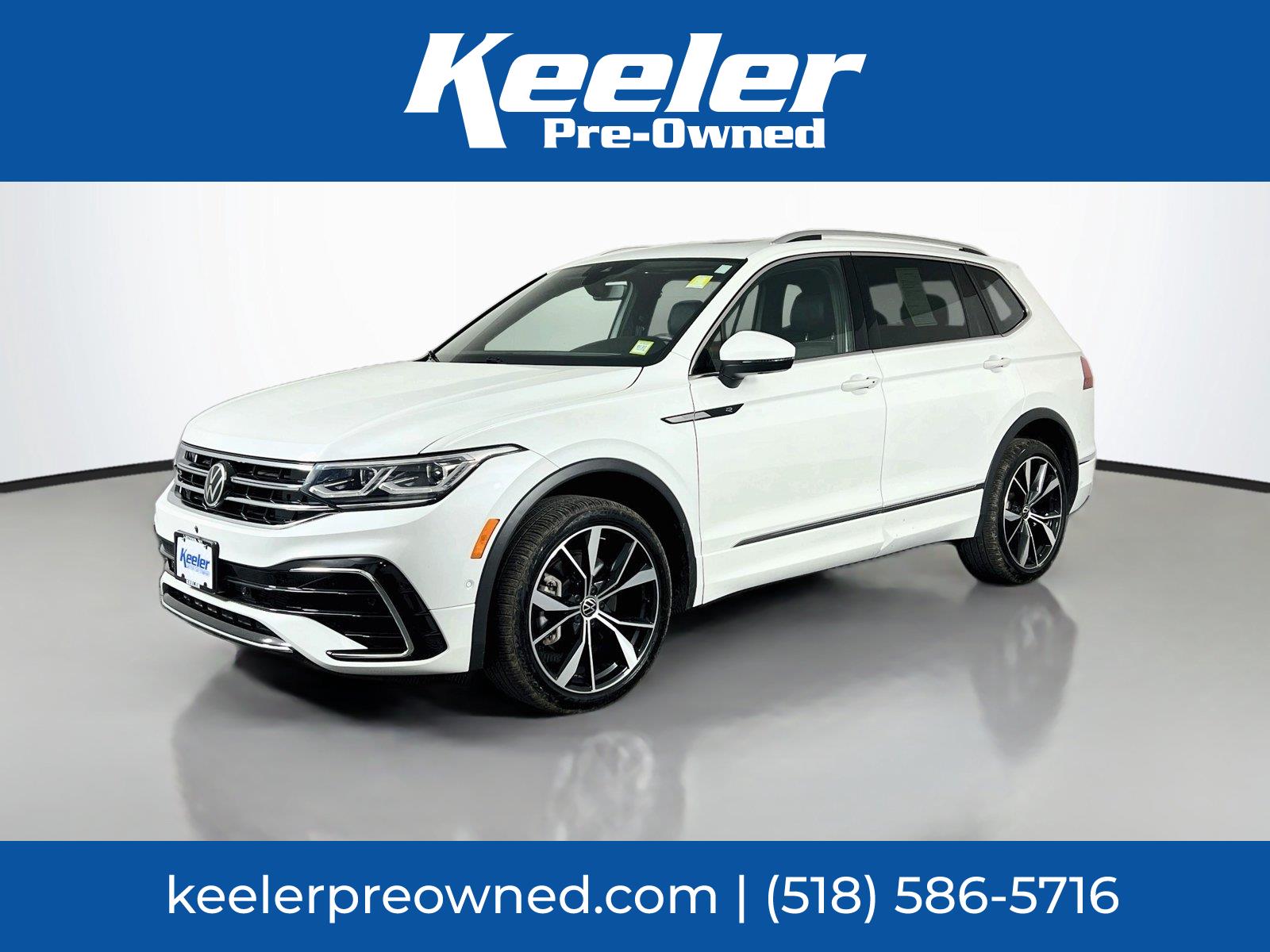 Opal White Pearl 2024 Volkswagen Tiguan SUV / Crossover All-Wheel Drive Automatic
