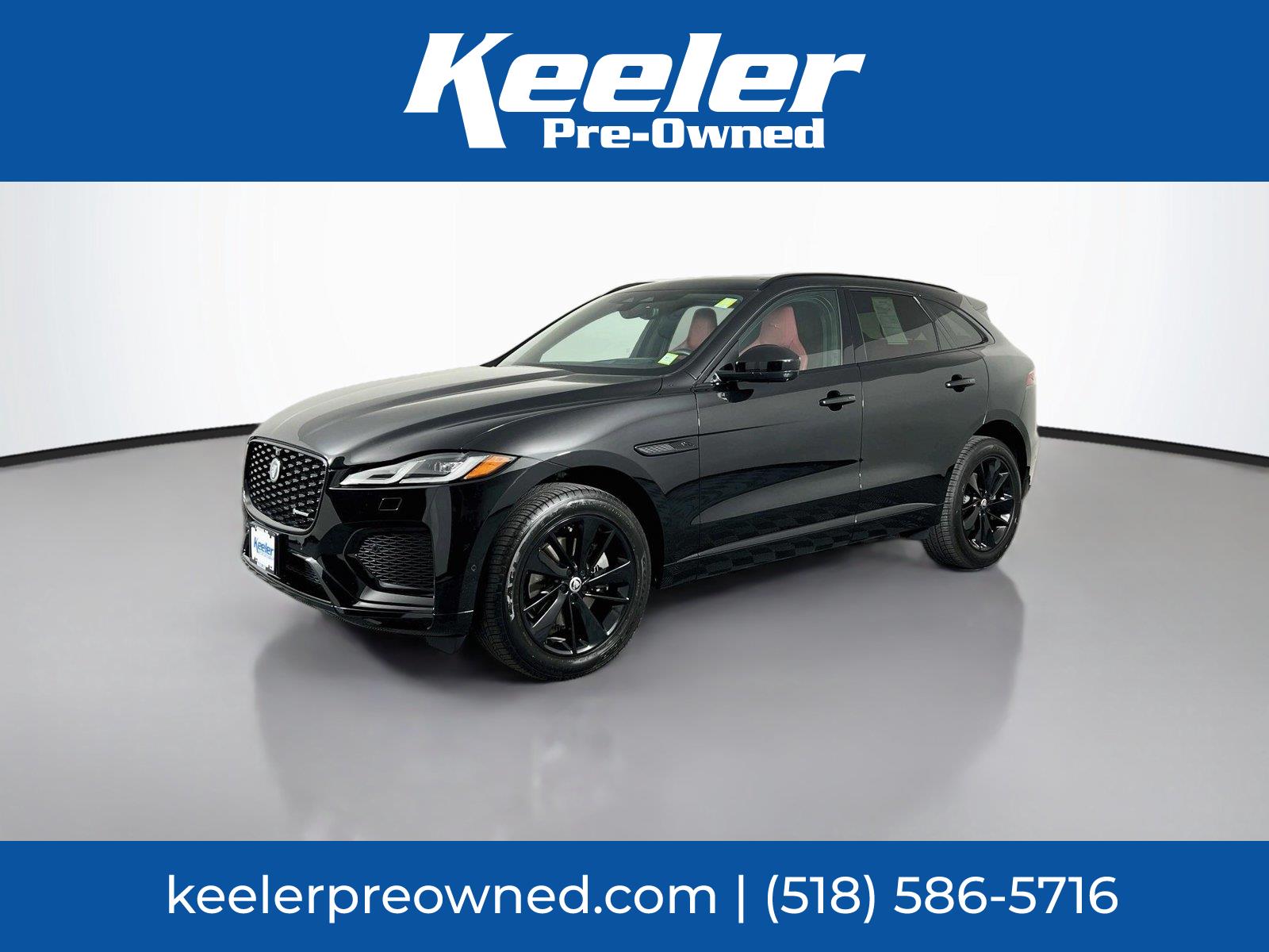 Santorini Black Metallic 2024 Jaguar F-PACE SUV / Crossover All-Wheel Drive Automatic
