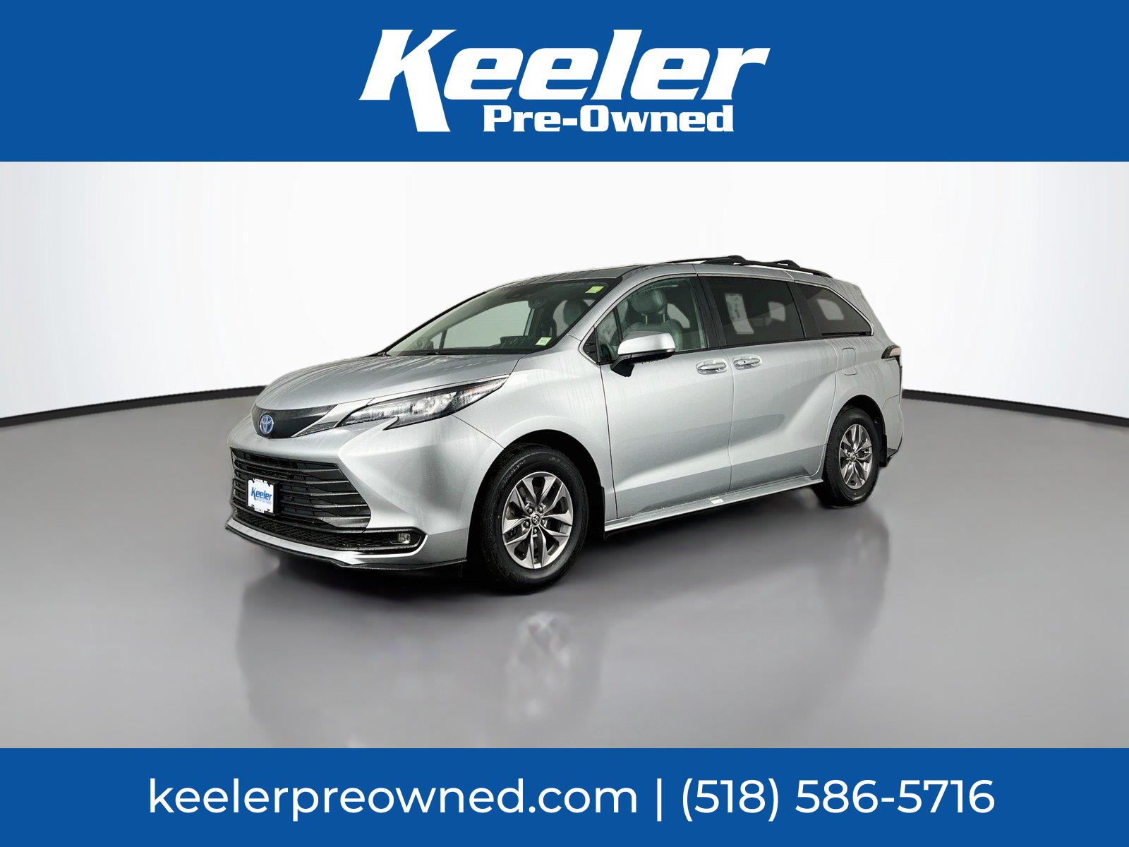 Celestial Silver Metallic 2025 Toyota Sienna Minivan All-Wheel Drive Continuously Variable Transmission