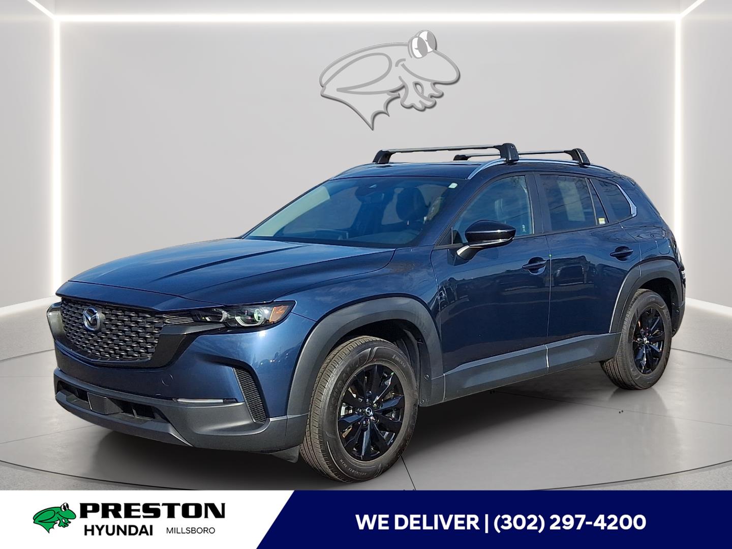 Ingot Blue Metallic 2024 Mazda CX-50 2.5 S Premium AWD SUV / Crossover All-Wheel Drive Automatic