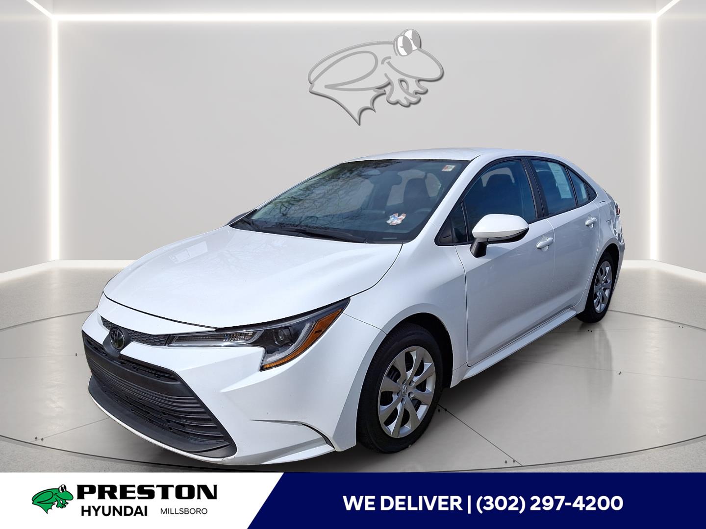 Ice Cap 2024 Toyota Corolla LE FWD Sedan Front-Wheel Drive Continuously Variable Transmission