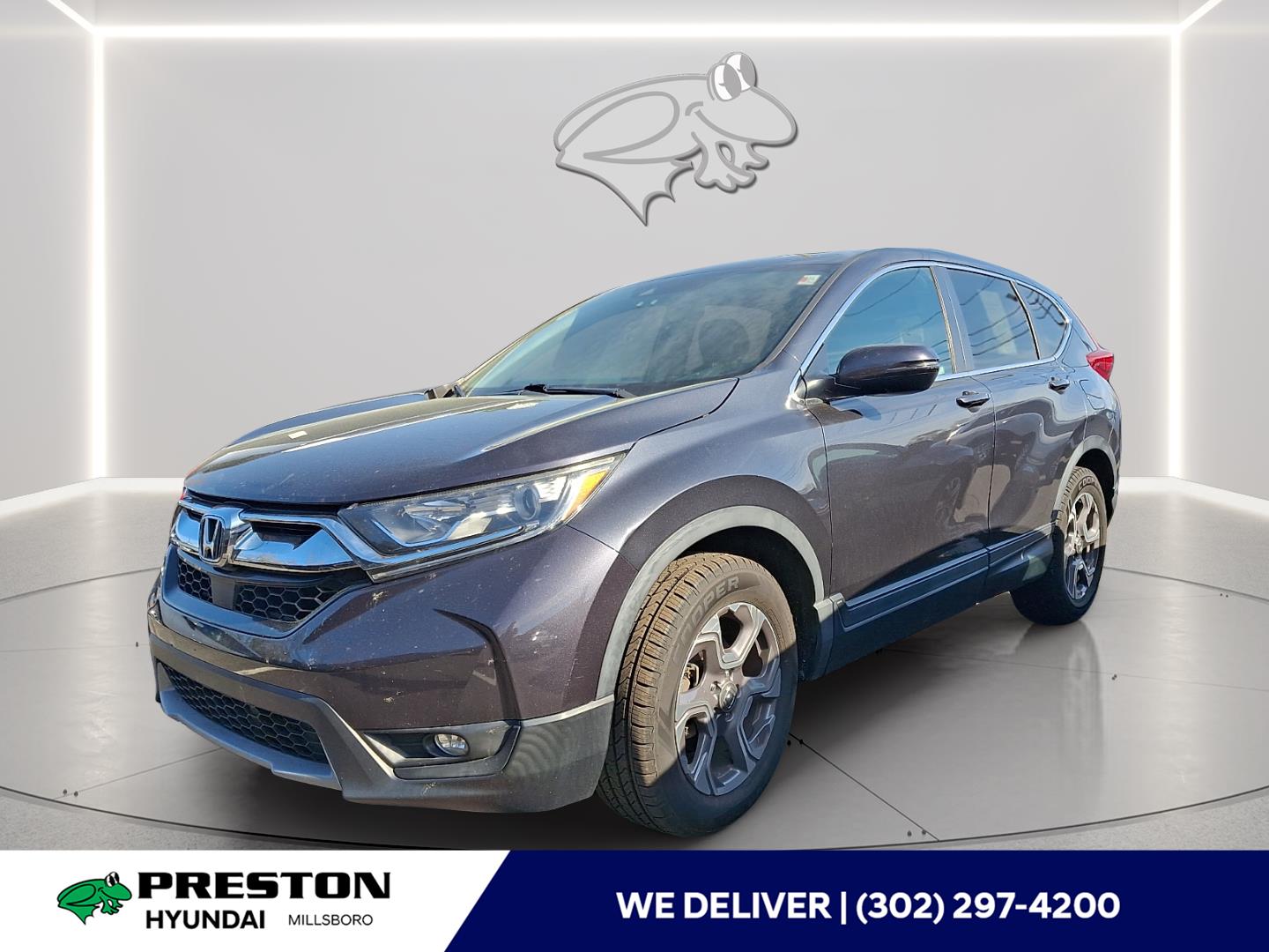Gray (Gunmetal Metallic) 2019 Honda CR-V EX AWD SUV / Crossover All-Wheel Drive Continuously Variable Transmission