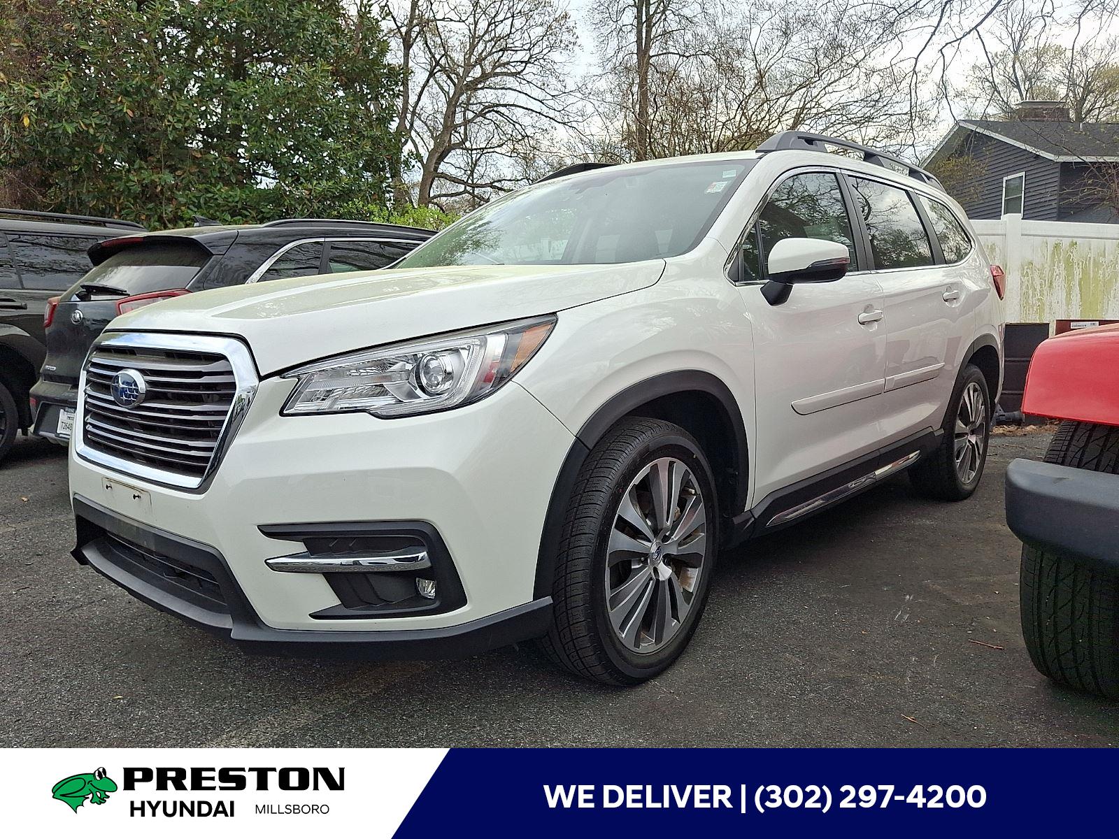 Crystal White Pearl 2021 Subaru Ascent Limited 7-Passenger AWD SUV / Crossover All-Wheel Drive Continuously Variable Transmission