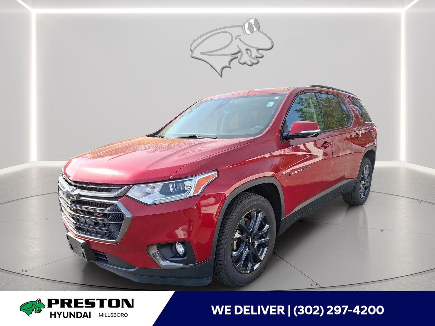 Cajun Red Tintcoat 2020 Chevrolet Traverse RS AWD SUV / Crossover Four-Wheel Drive 9-Speed Automatic