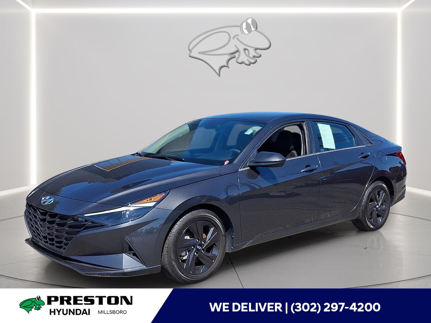 Portofino Gray 2023 Hyundai Elantra SEL FWD Sedan Front-Wheel Drive Continuously Variable Transmission