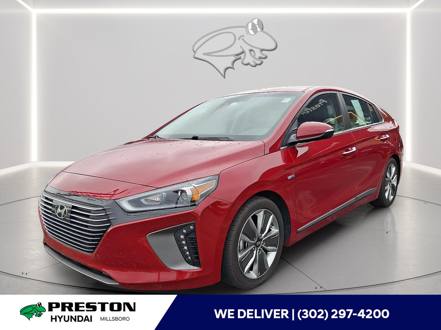 Scarlet Red Pearl 2019 Hyundai Ioniq Hybrid Limited FWD Hatchback Front-Wheel Drive Automatic