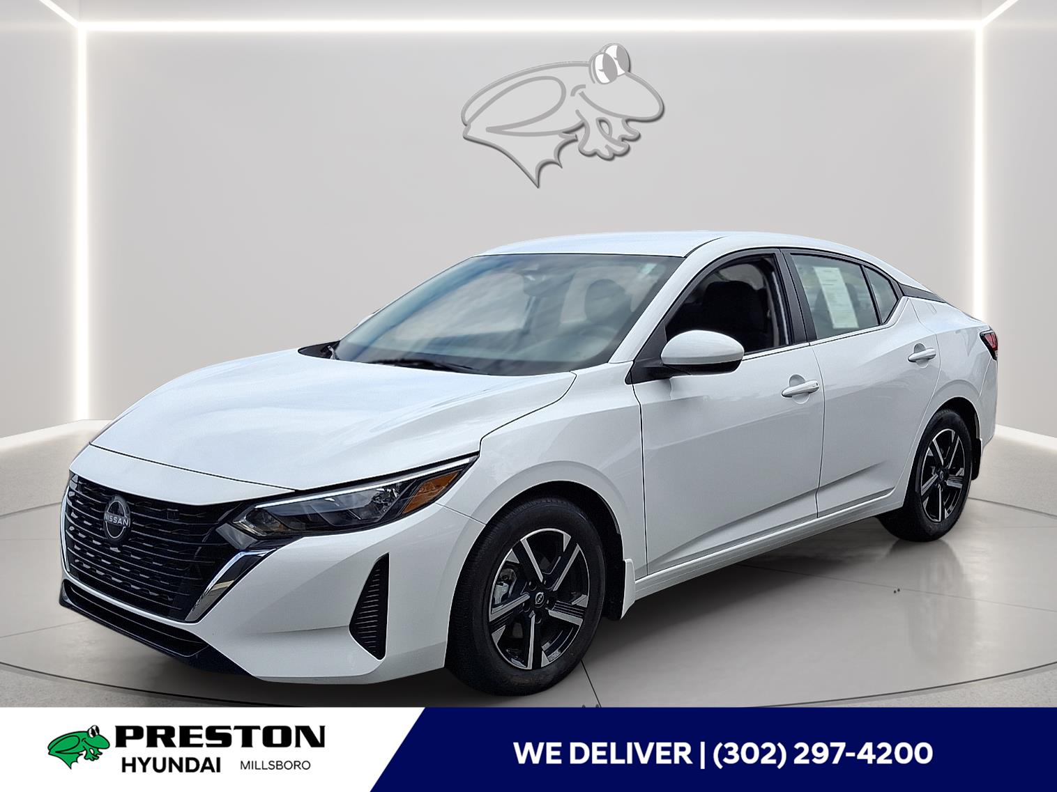 White (Fresh Powder) 2025 Nissan Sentra SV FWD Sedan Front-Wheel Drive Continuously Variable Transmission