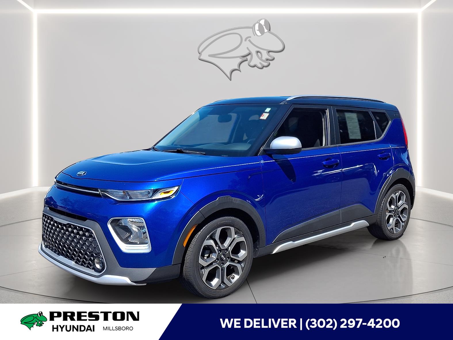 Neptune Blue/Cherry Black 2020 Kia Soul SUV / Crossover Front-Wheel Drive Continuously Variable Transmission