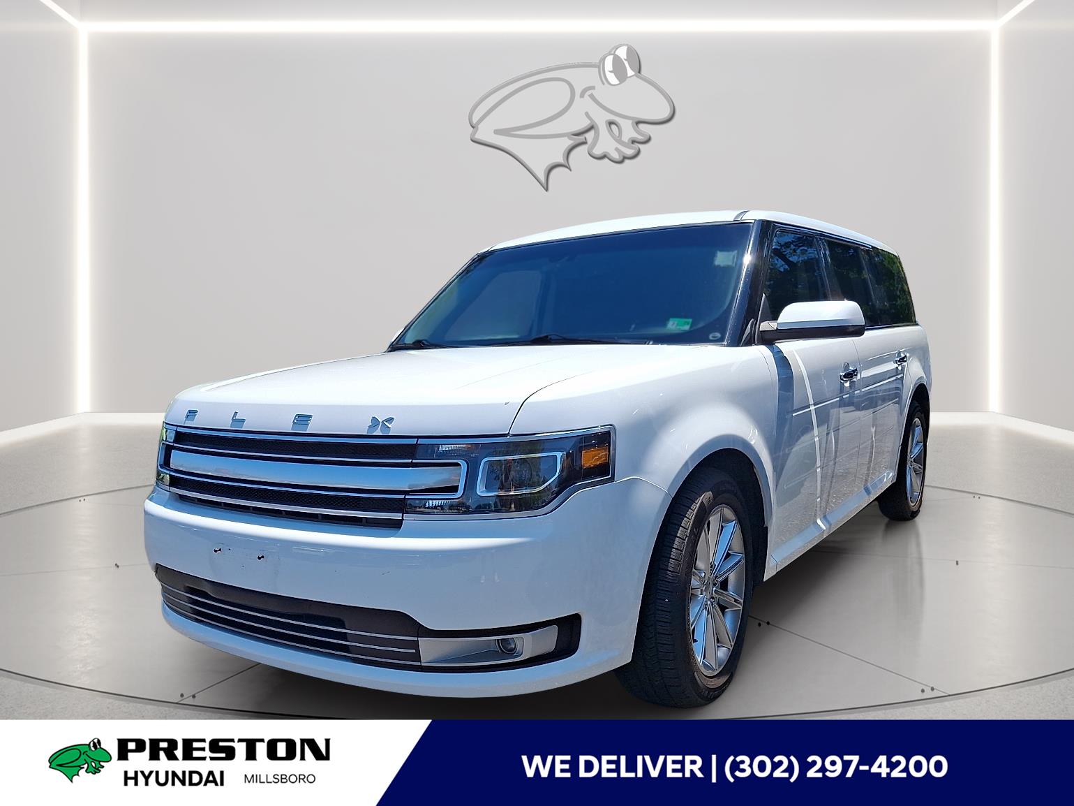 Oxford White 2019 Ford Flex SUV / Crossover All-Wheel Drive 6-Speed Automatic