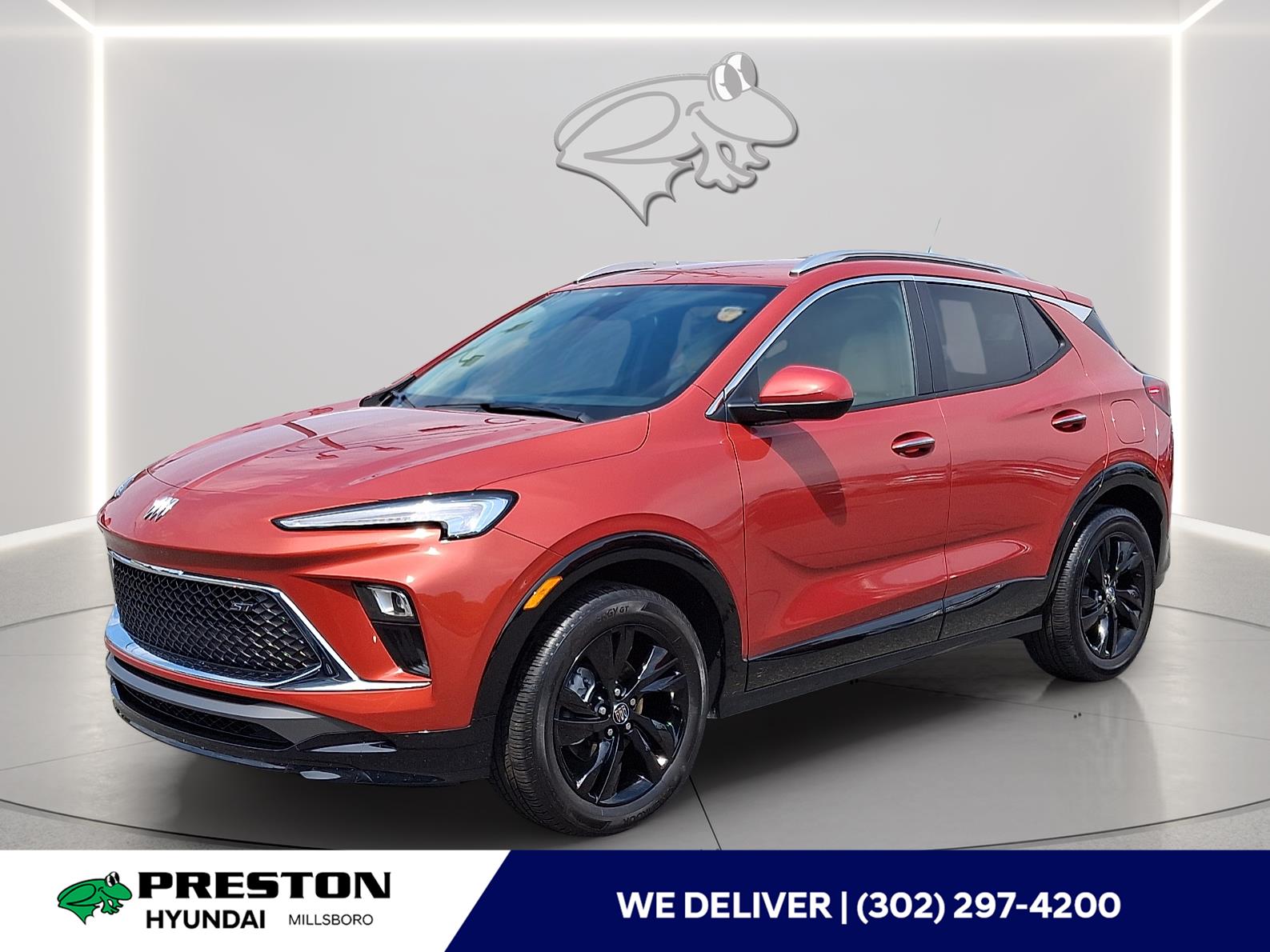 Sunrise Red Metallic 2024 Buick Encore GX SUV / Crossover Front-Wheel Drive Continuously Variable Transmission