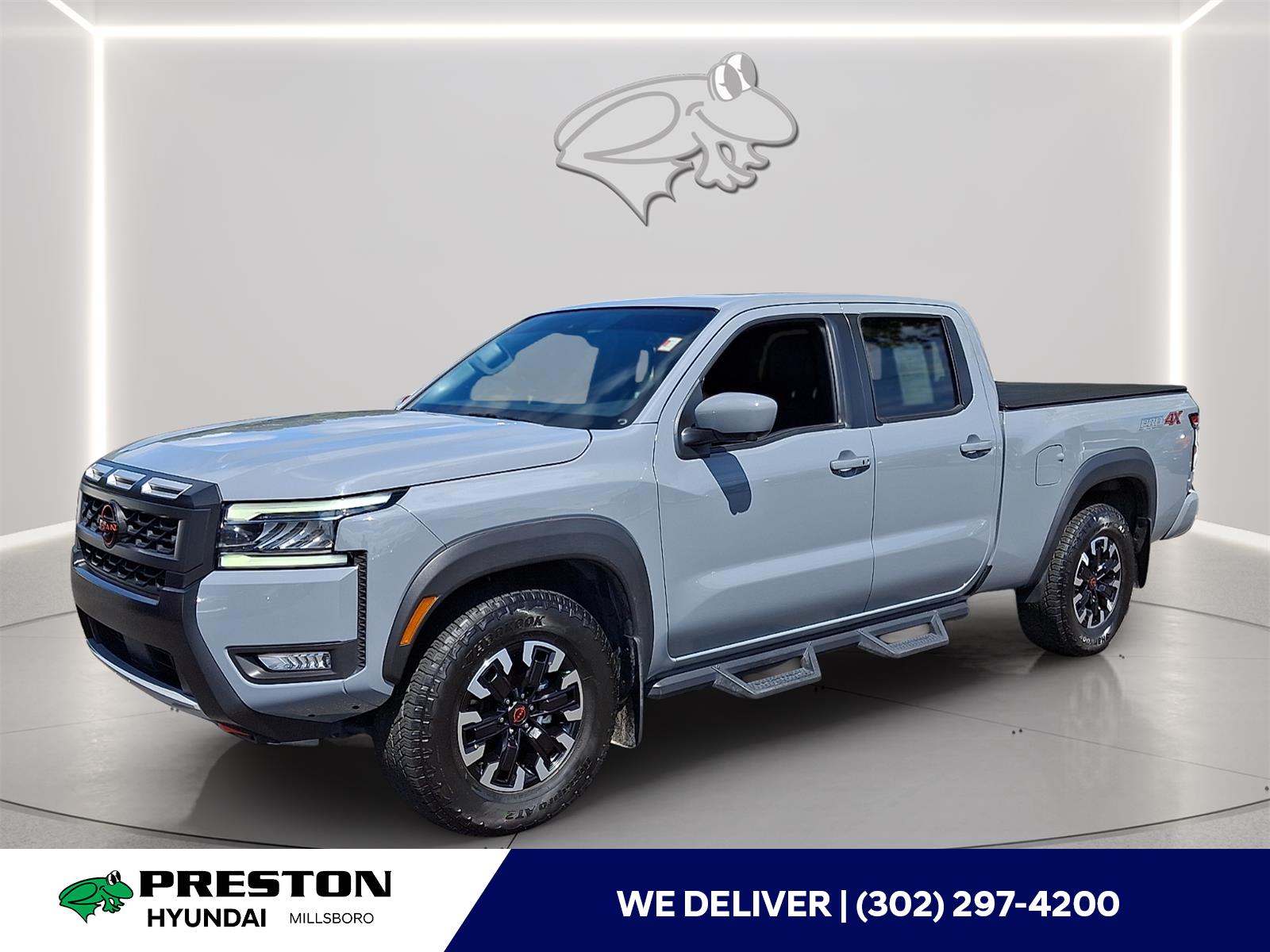 Boulder Gray Pearl 2025 Nissan Frontier Pickup Truck Four-Wheel Drive Automatic