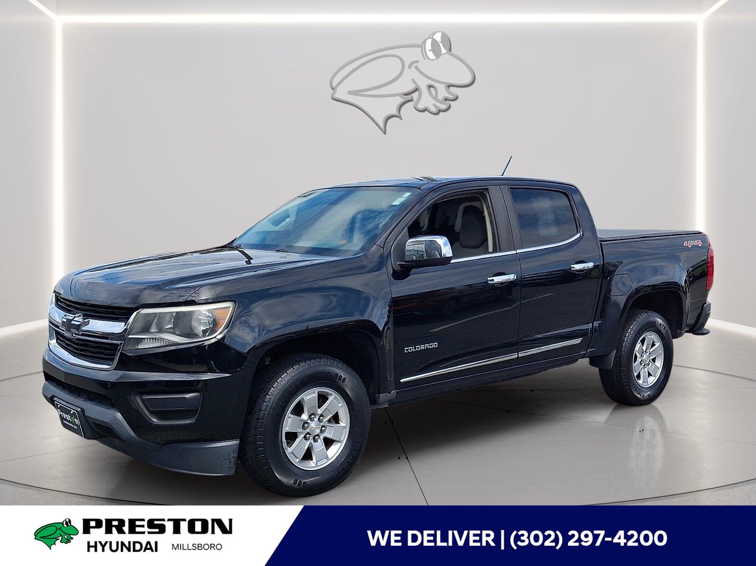 Black 2017 Chevrolet Colorado Pickup Truck Four-Wheel Drive 8-Speed Automatic