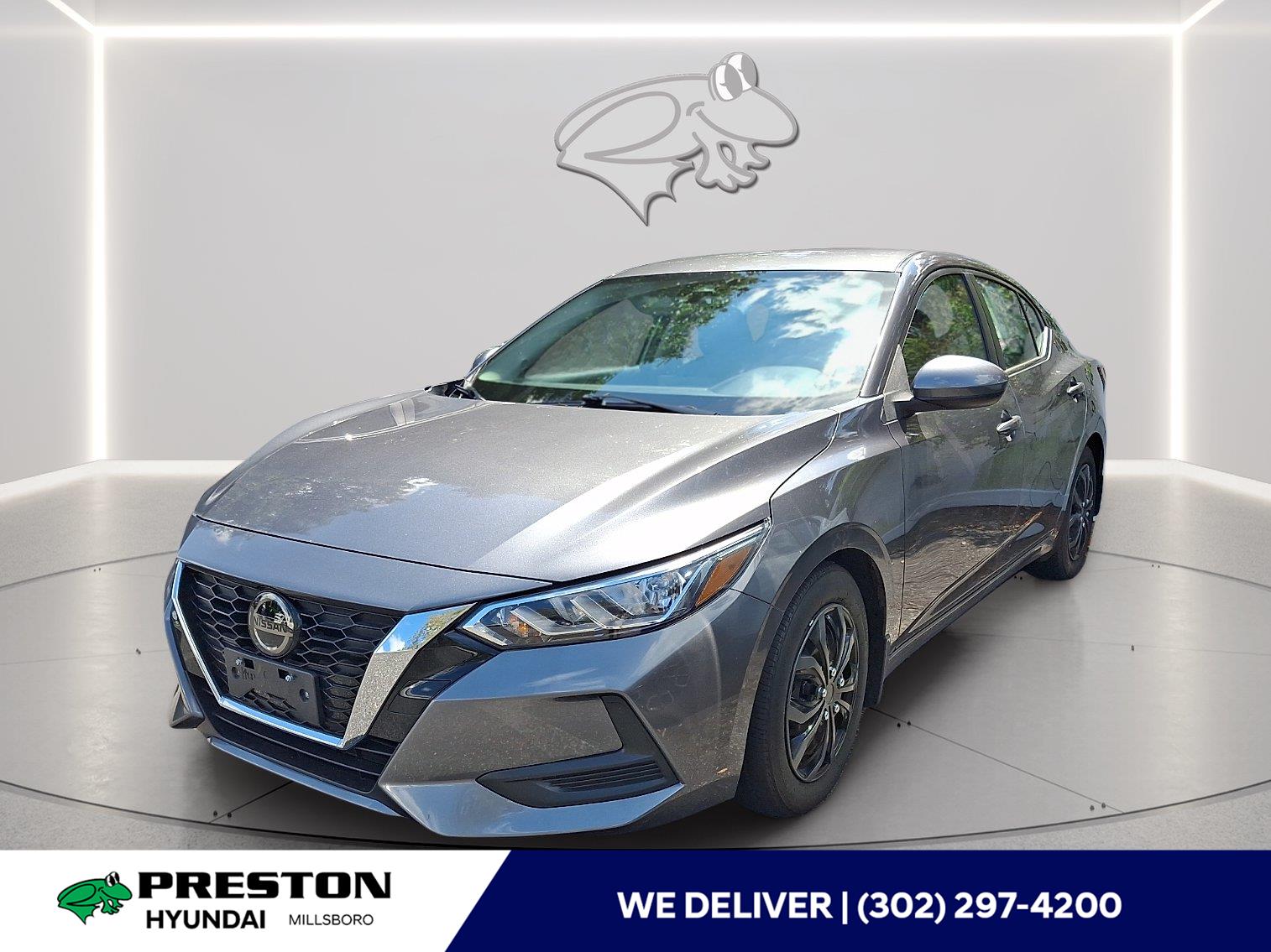 Gray (Gun Metallic) 2023 Nissan Sentra Sedan Front-Wheel Drive Continuously Variable Transmission