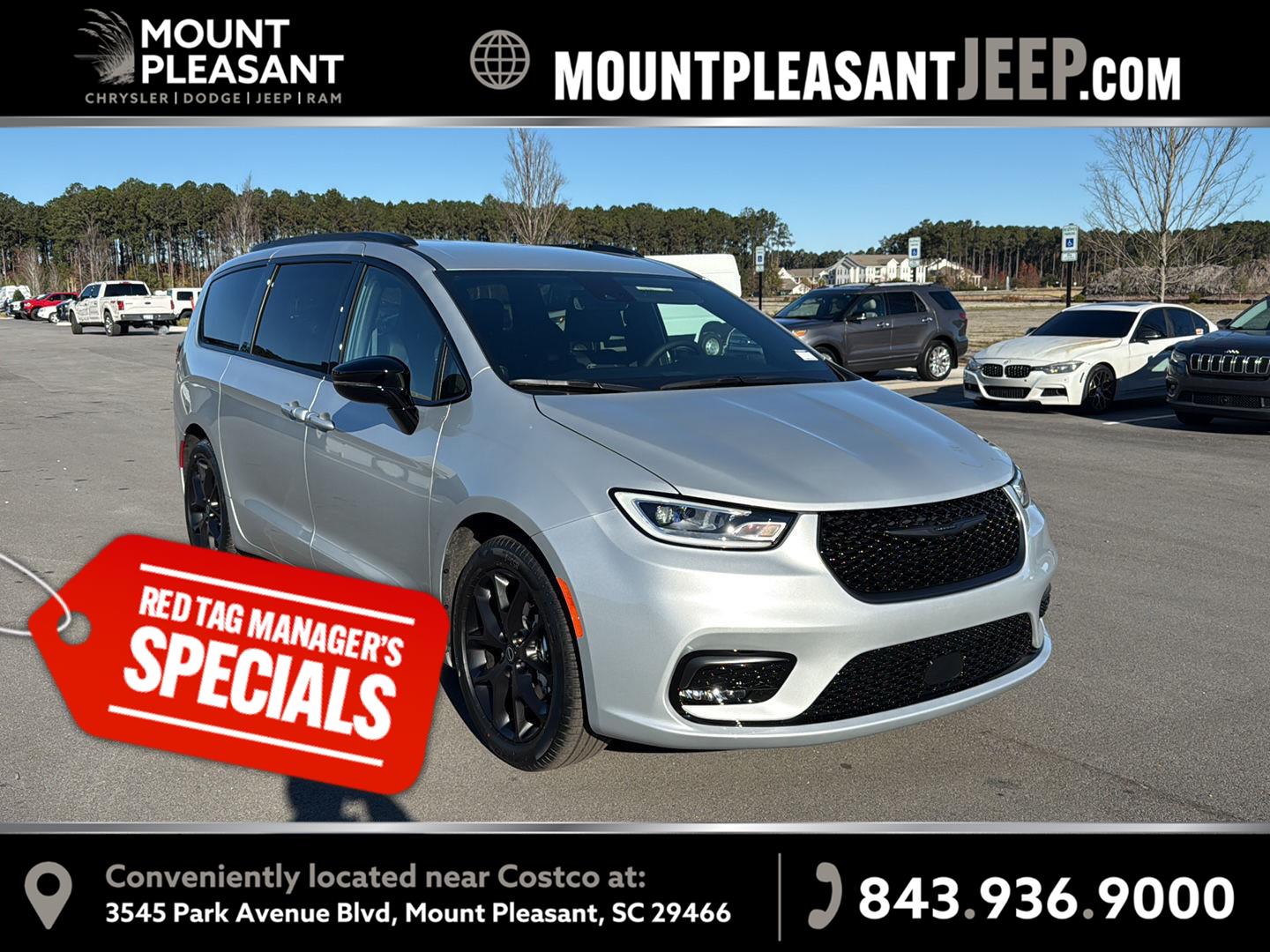 Silver Mist Clearcoat 2026 Chrysler Pacifica Minivan Front-Wheel Drive 9-Speed Automatic