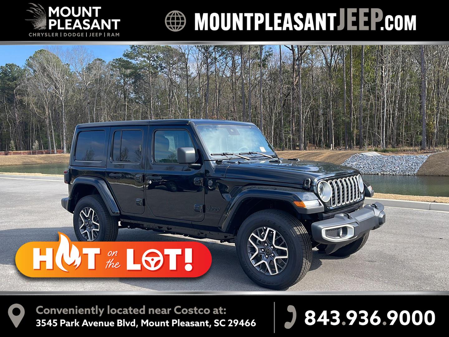 Black Clearcoat 2025 Jeep Wrangler SUV / Crossover Four-Wheel Drive 8-Speed Automatic