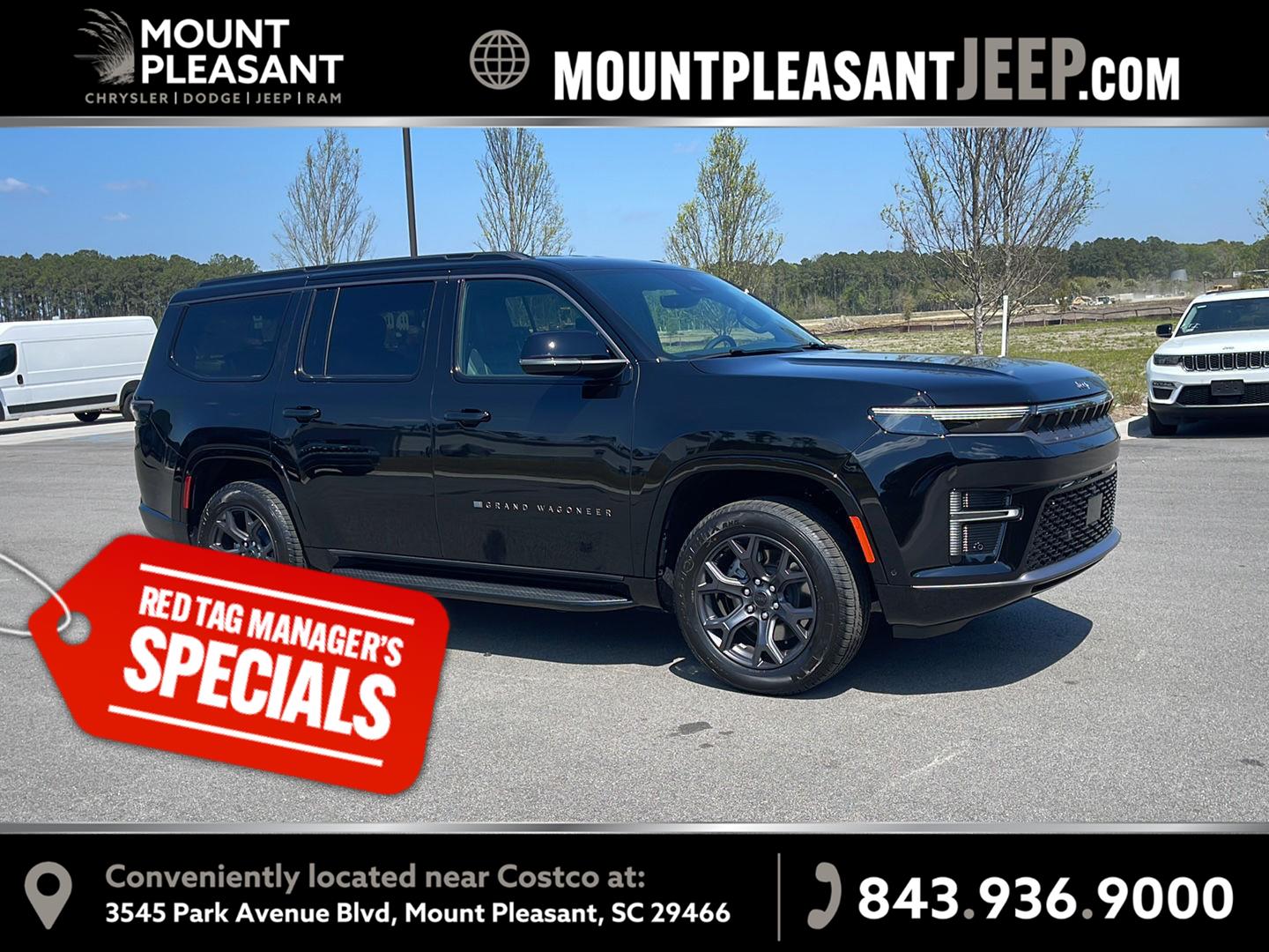 High Gloss Black 2026 Jeep Grand Wagoneer SUV / Crossover Four-Wheel Drive 8-Speed Automatic