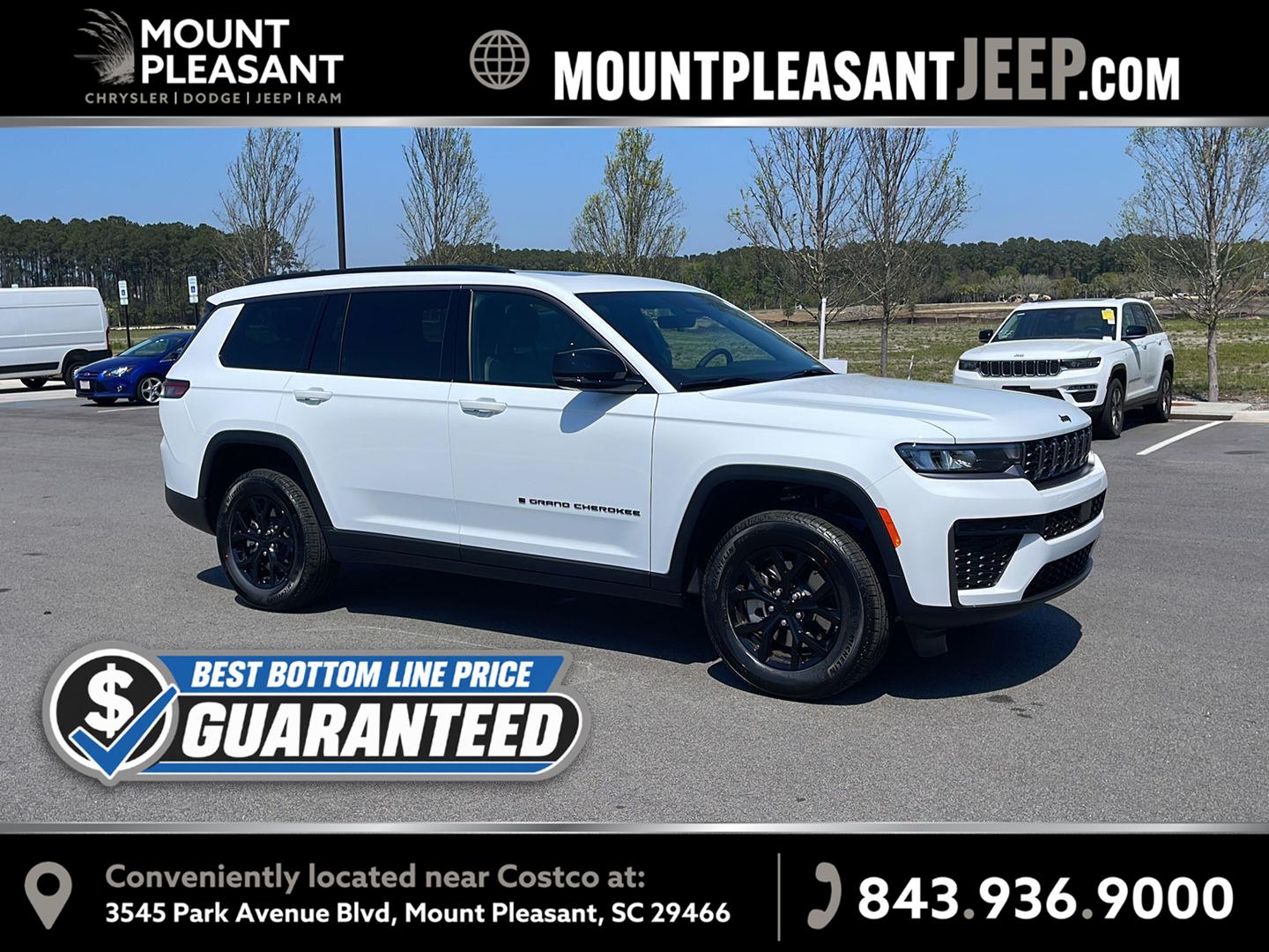 Bright White Clearcoat 2026 Jeep Grand Cherokee L SUV / Crossover  8-Speed Automatic