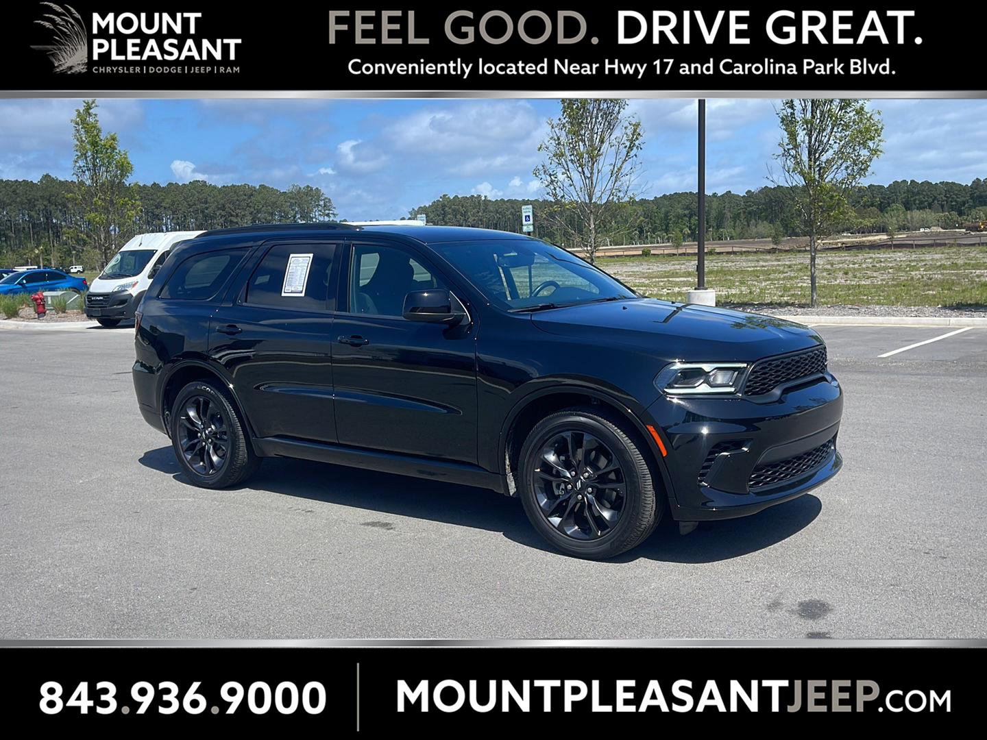 DB Black Clearcoat 2025 Dodge Durango GT RWD SUV / Crossover Rear-Wheel Drive 8-Speed Automatic