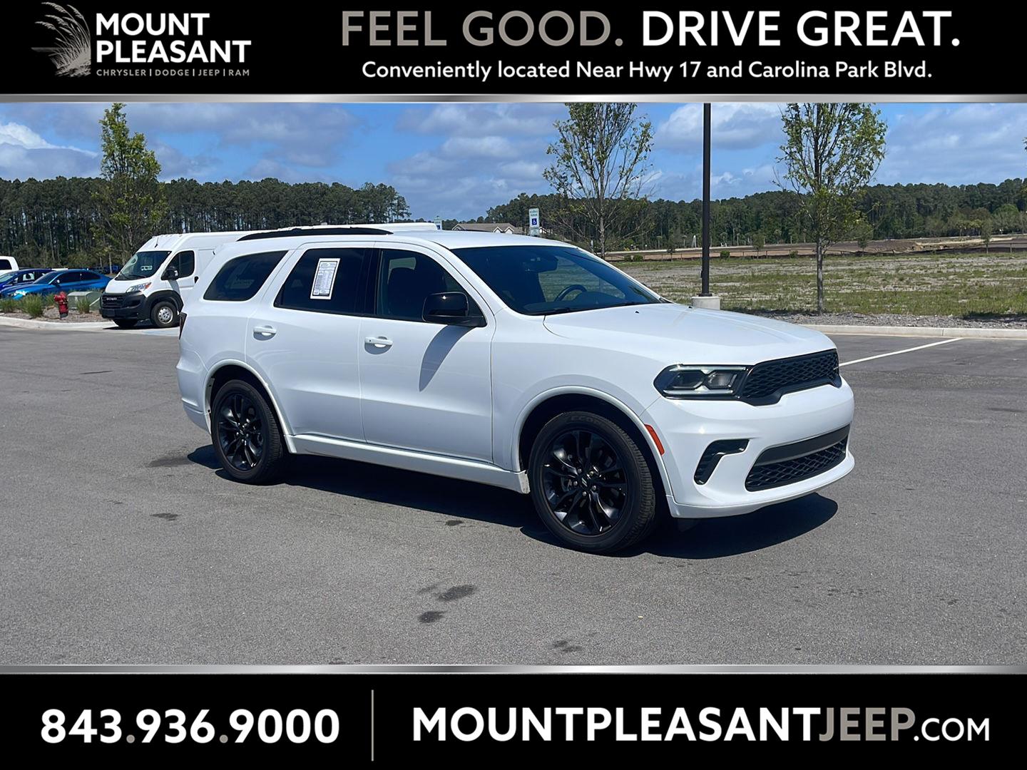 White Knuckle Clearcoat 2025 Dodge Durango GT RWD SUV / Crossover Rear-Wheel Drive 8-Speed Automatic