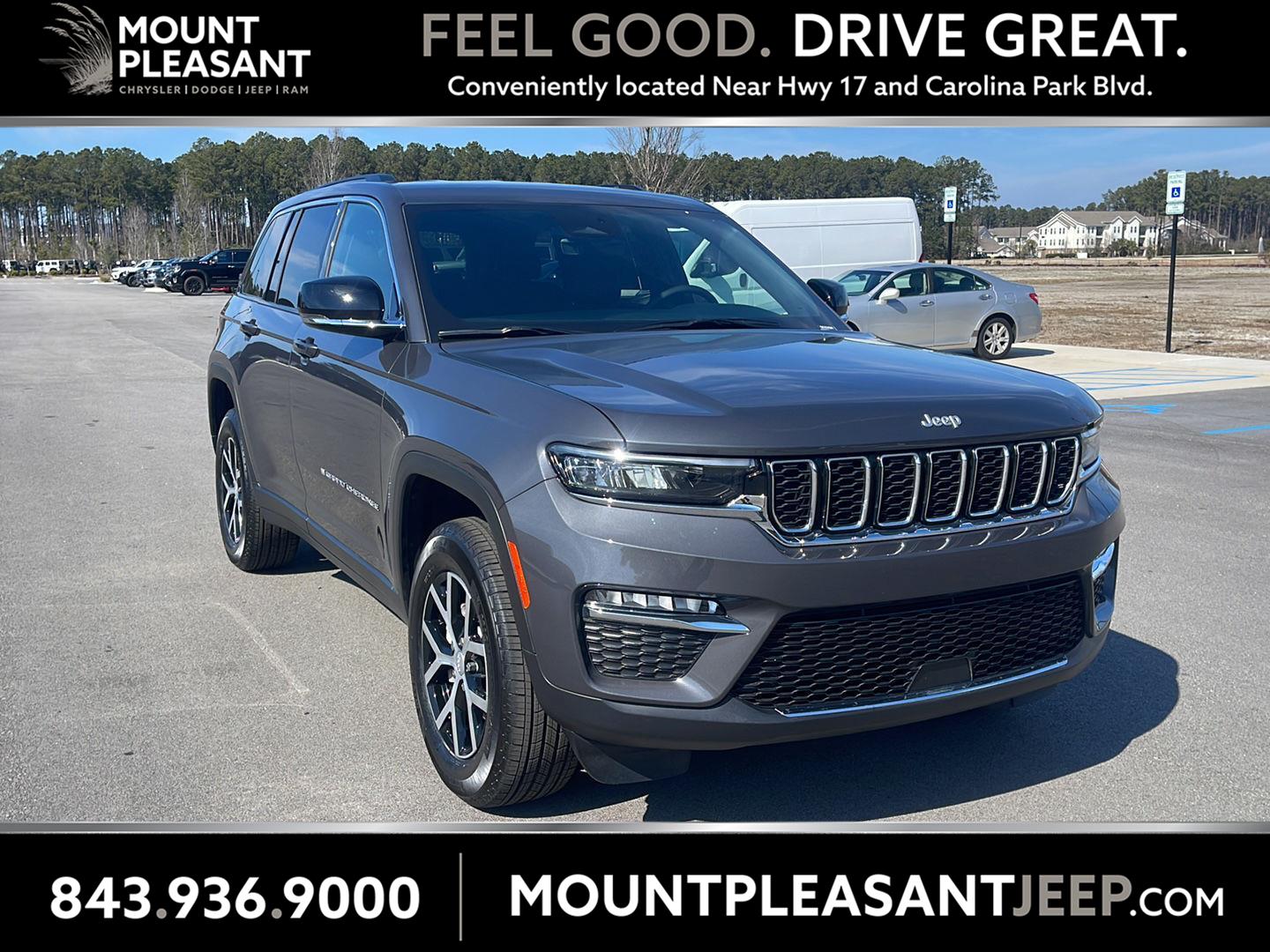Baltic Gray Metallic Clearcoat 2025 Jeep Grand Cherokee Limited RWD SUV / Crossover 4X2 8-Speed Automatic