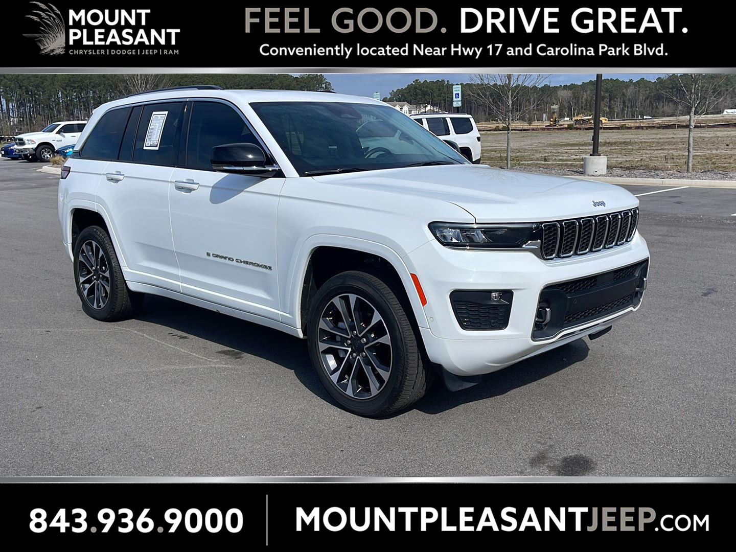 2022 Jeep Grand Cherokee Overland 4WD Blanco (Bright White Clearcoat) SUV/Crossover Todo terreno 8 velocidades Automática
