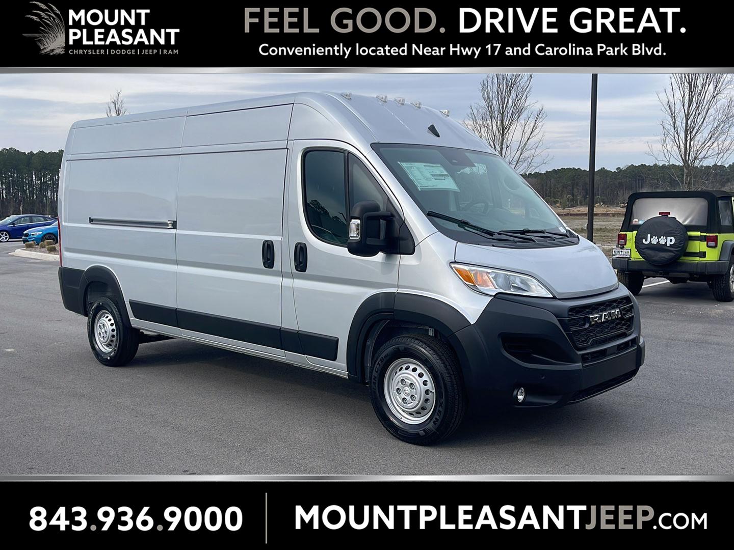 Bright Silver Metallic Clearcoat 2026 RAM ProMaster Van Front-Wheel Drive Automatic