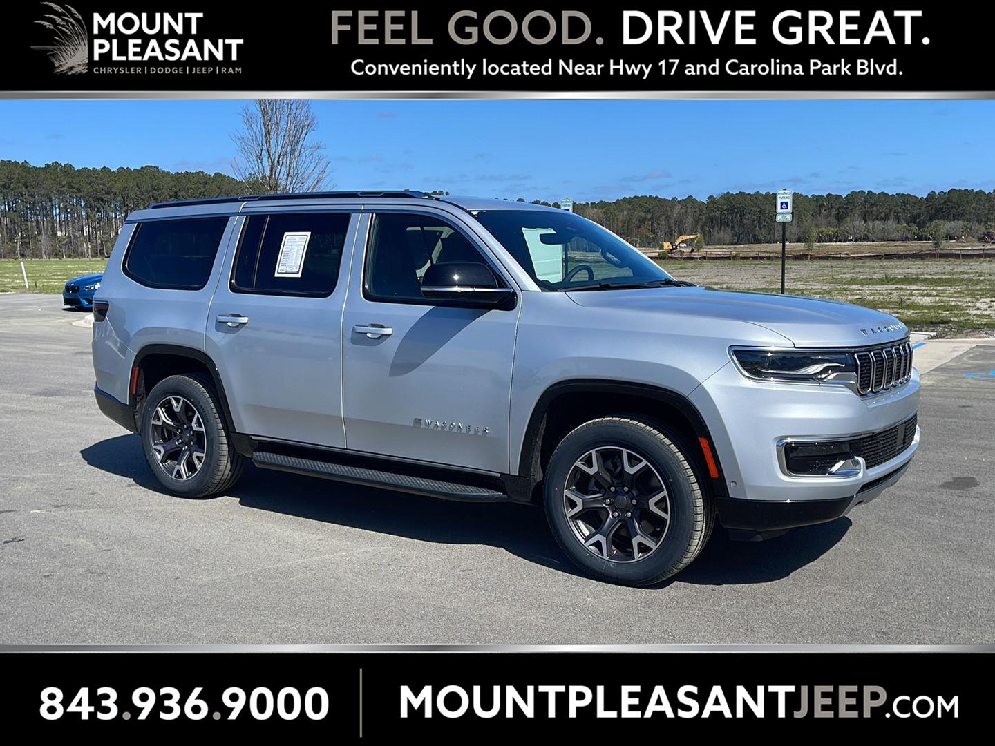 Silver Zynith 2024 Jeep Wagoneer Series III 4WD SUV / Crossover Four-Wheel Drive 8-Speed Automatic