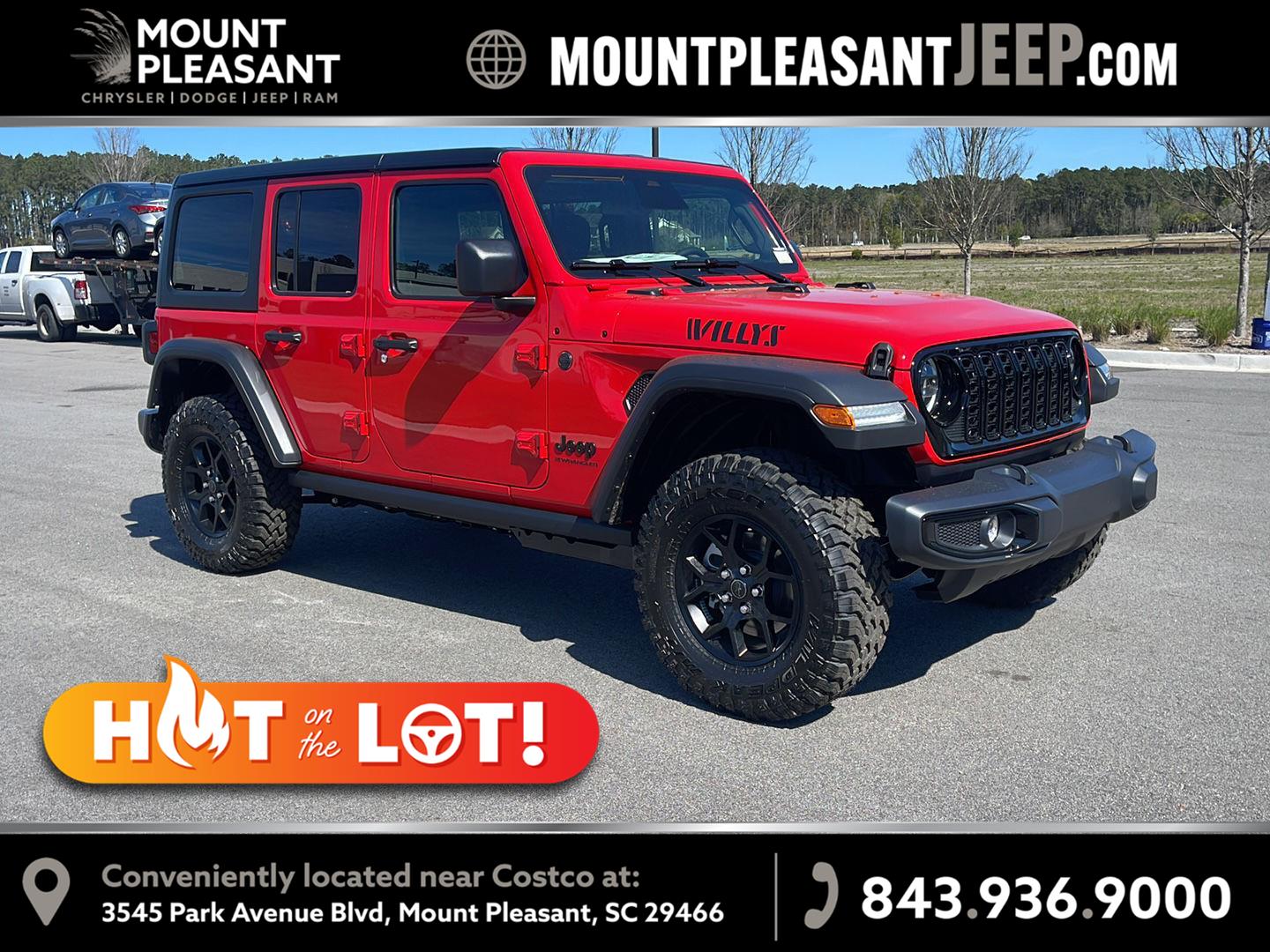 Firecracker Red Clearcoat 2026 Jeep Wrangler SUV / Crossover Four-Wheel Drive 8-Speed Automatic
