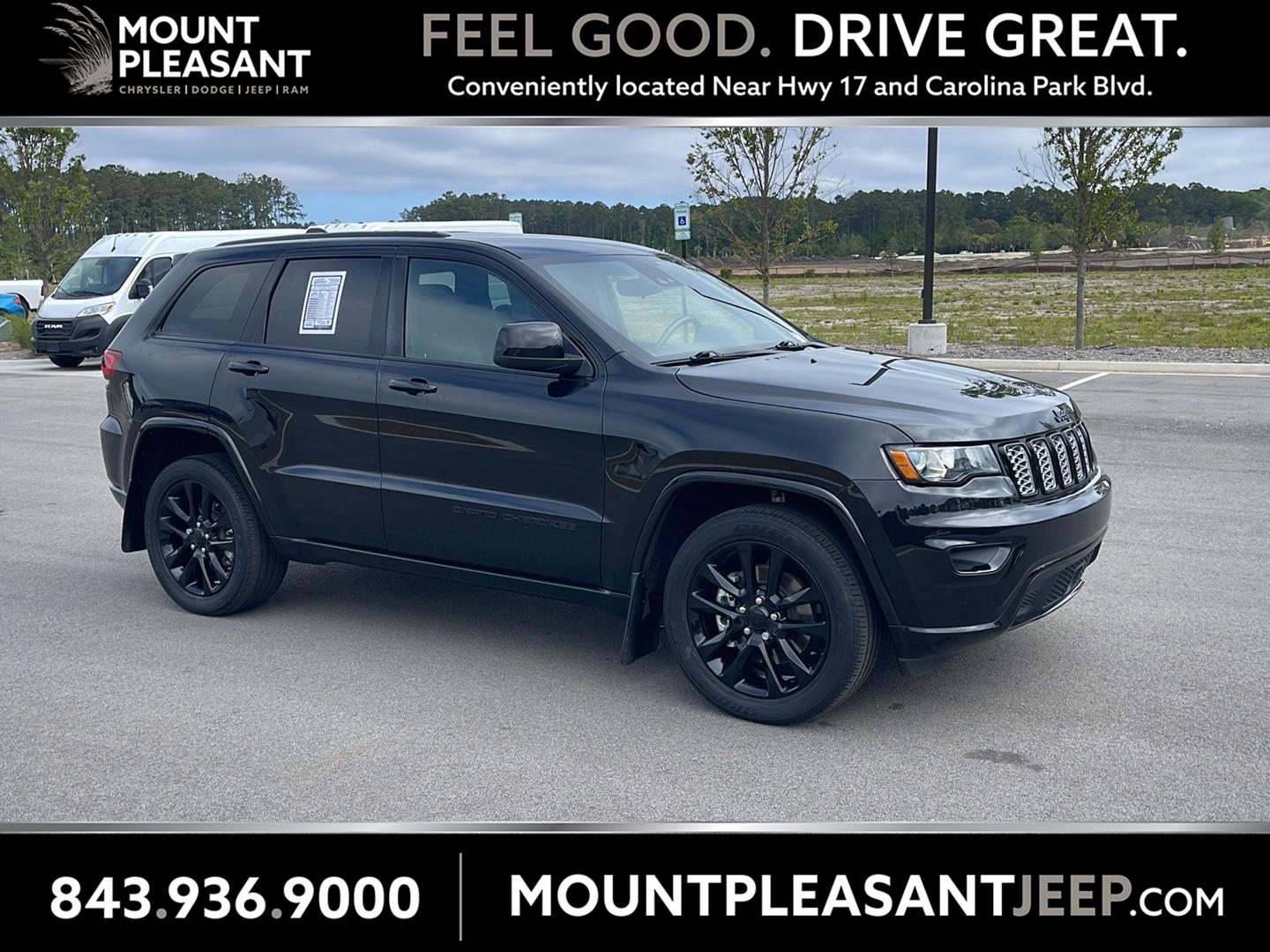 Diamond Black Crystal Pearlcoat 2021 Jeep Grand Cherokee Laredo X RWD SUV / Crossover 4X2 8-Speed Automatic