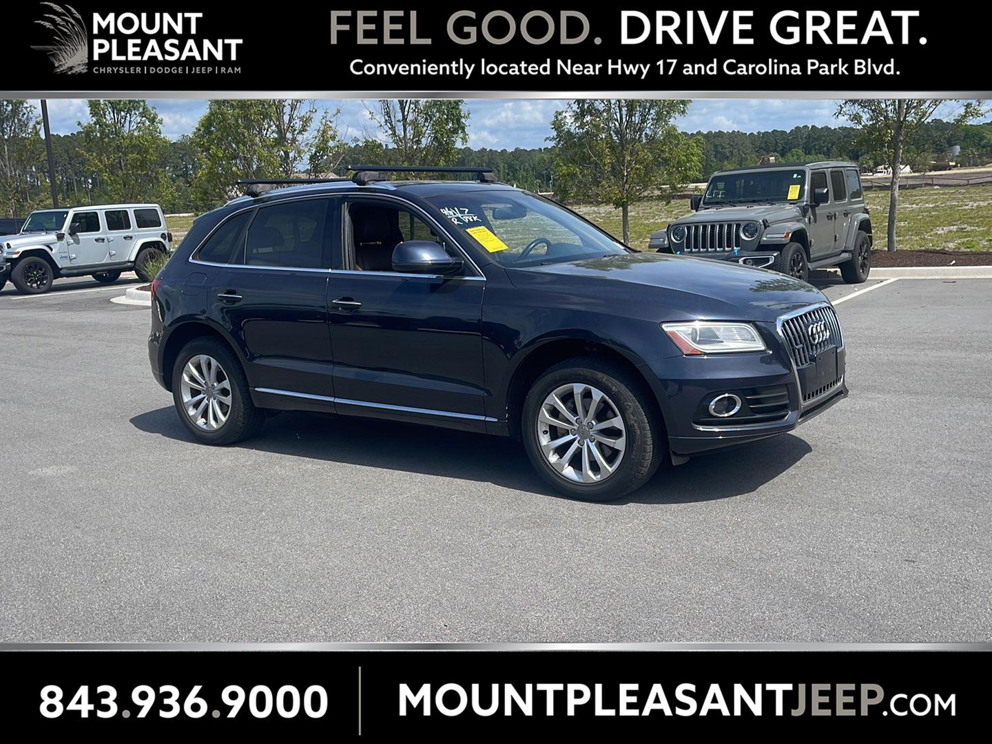Moonlight Blue Metallic 2017 Audi Q5 2.0T quattro Premium SUV / Crossover All-Wheel Drive Automatic