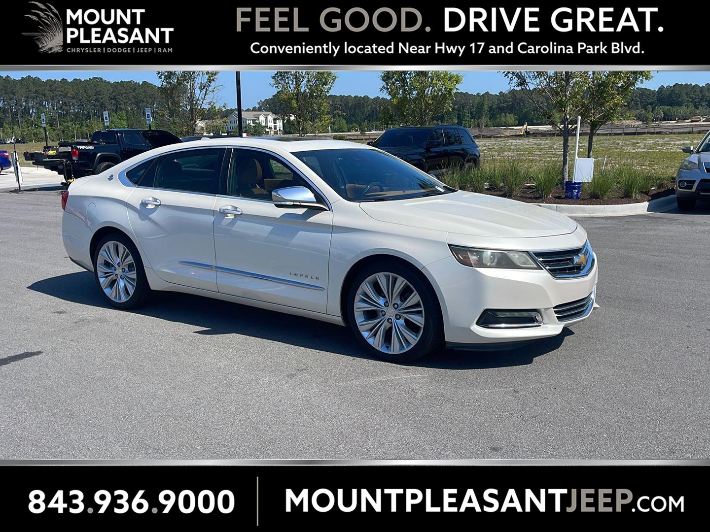 White Diamond Tricoat 2014 Chevrolet Impala LTZ 2LZ FWD Sedan Front-Wheel Drive 6-Speed Automatic Overdrive