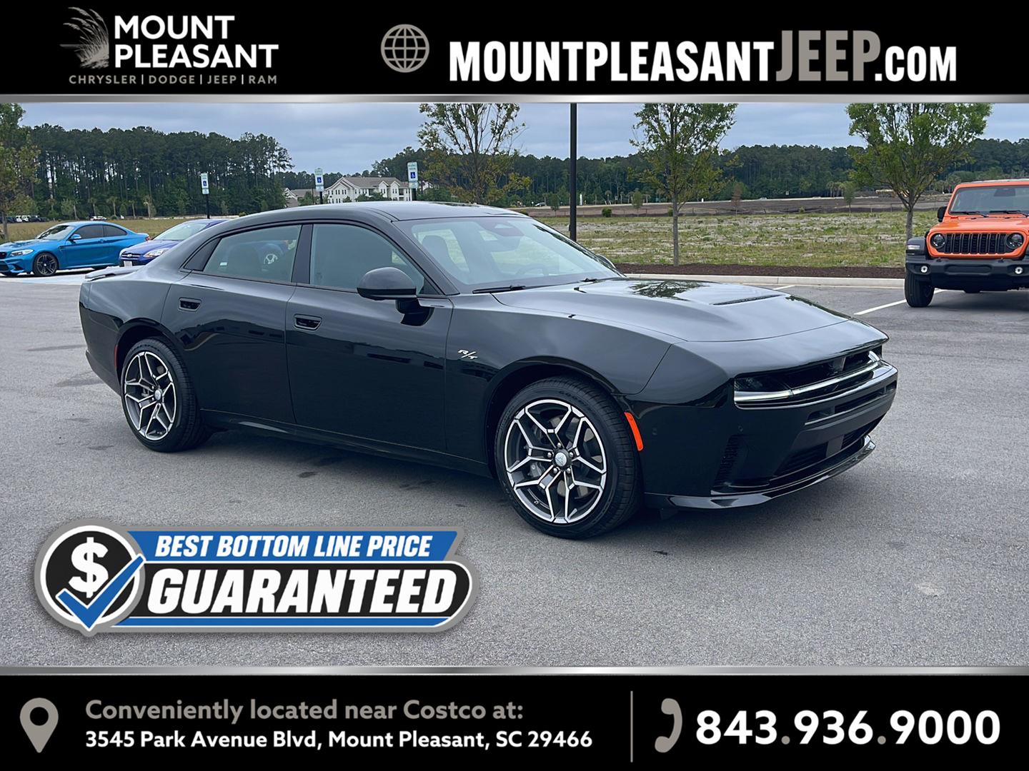 Diamond Black Crystal Pearlcoat 2026 Dodge Charger Sedan All-Wheel Drive 8-Speed Automatic