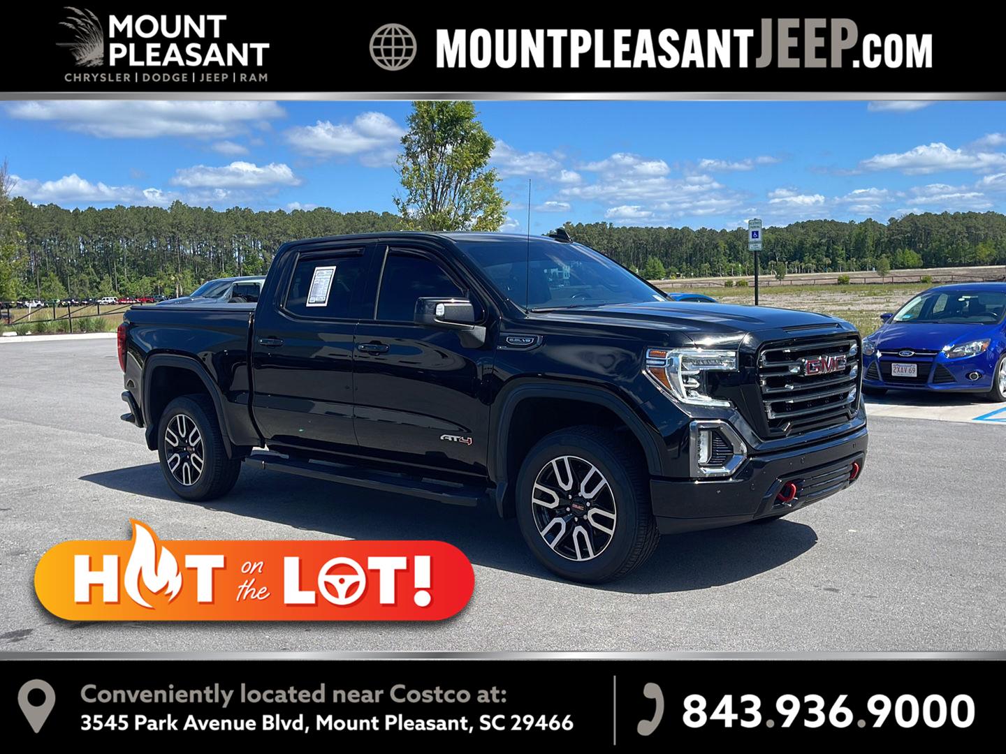 Black (Ebony Twilight Metallic) 2021 GMC Sierra 1500 Pickup Truck Four-Wheel Drive Automatic