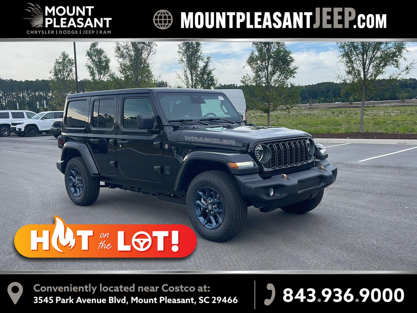 Black Clearcoat 2026 Jeep Wrangler SUV / Crossover Four-Wheel Drive 8-Speed Automatic