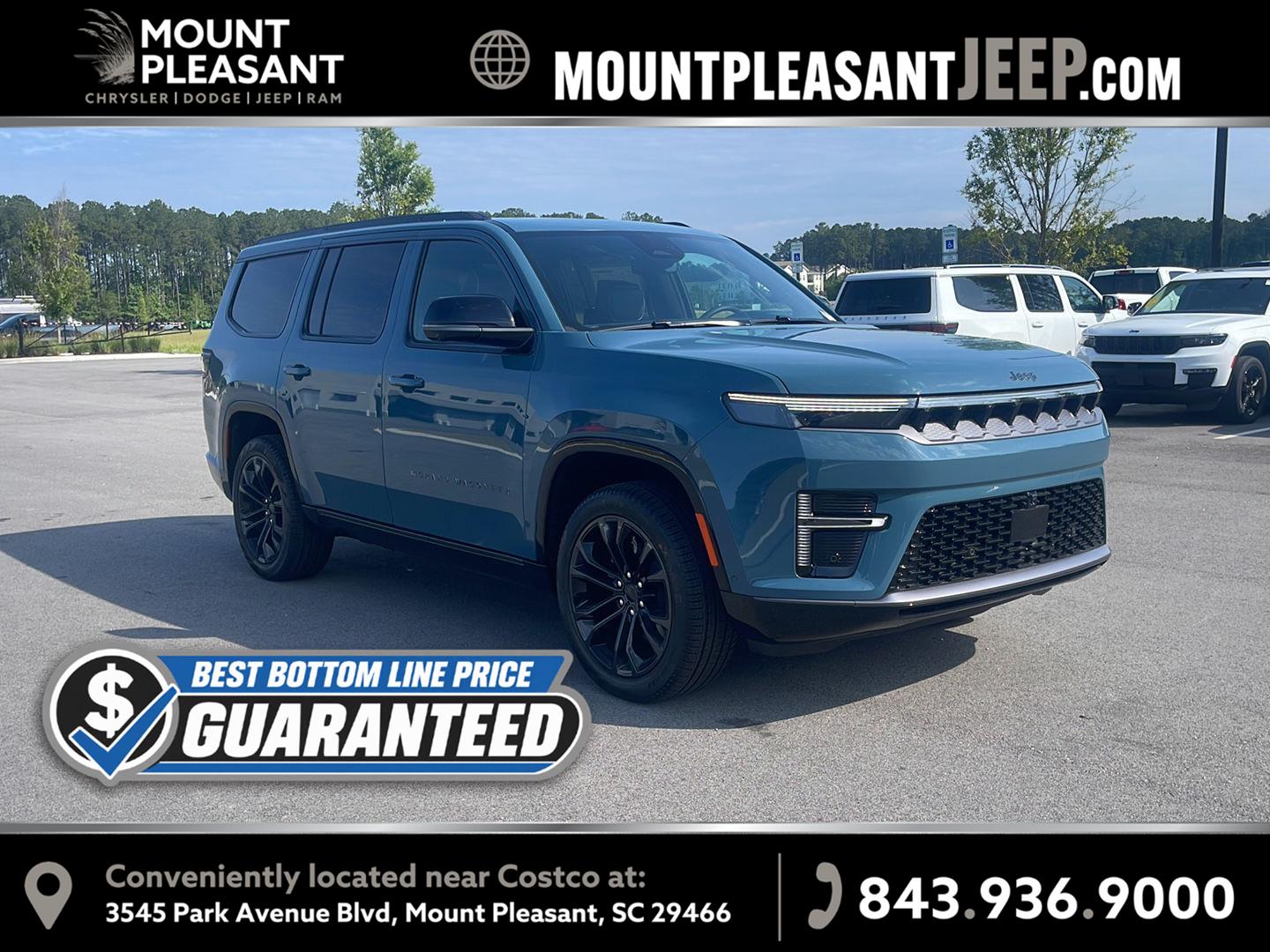 Gray (Steel Blue) 2026 Jeep Grand Wagoneer SUV / Crossover Four-Wheel Drive 8-Speed Automatic