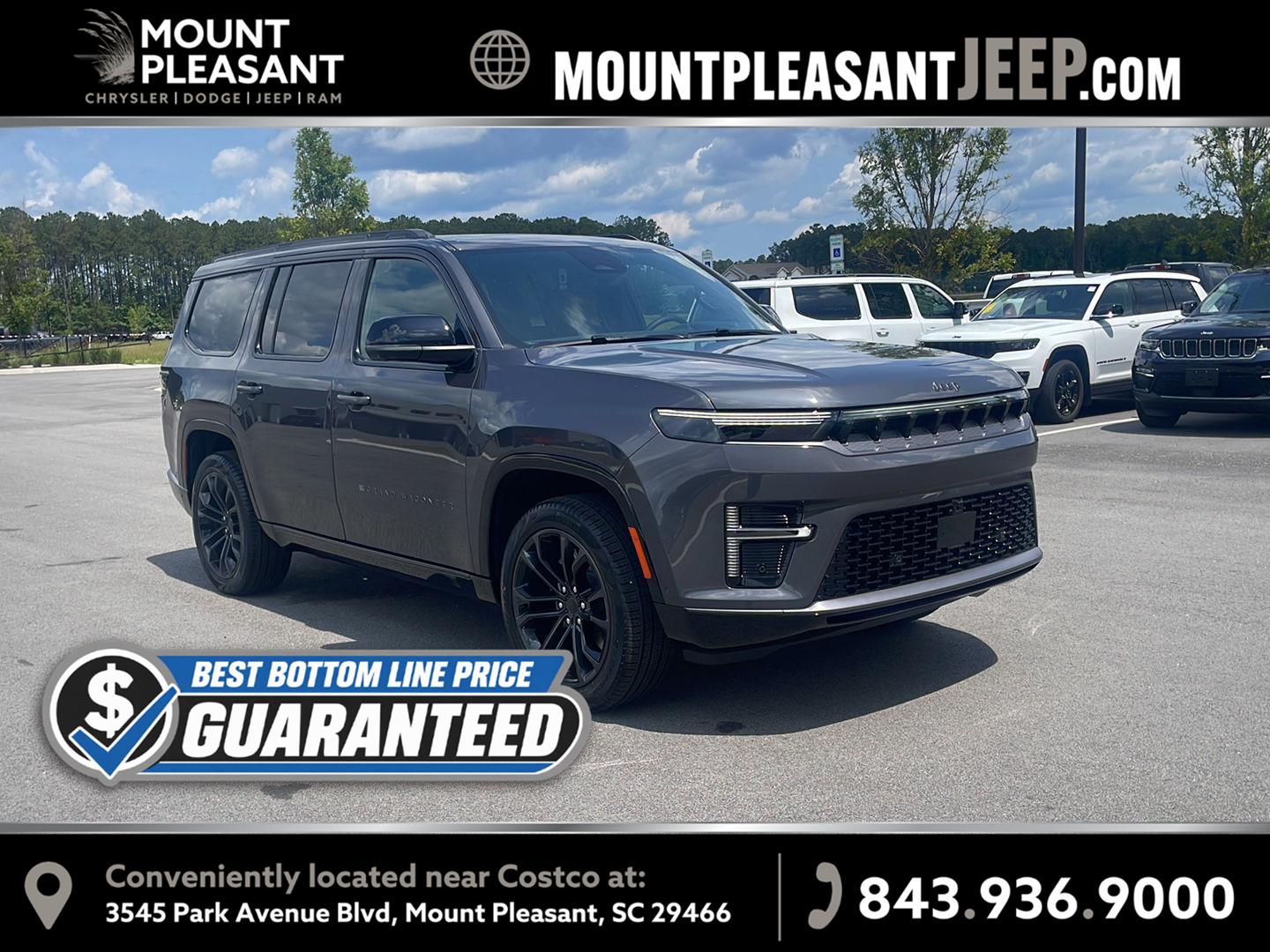 Baltic Gray Metallic Clearcoat 2026 Jeep Grand Wagoneer SUV / Crossover Four-Wheel Drive 8-Speed Automatic