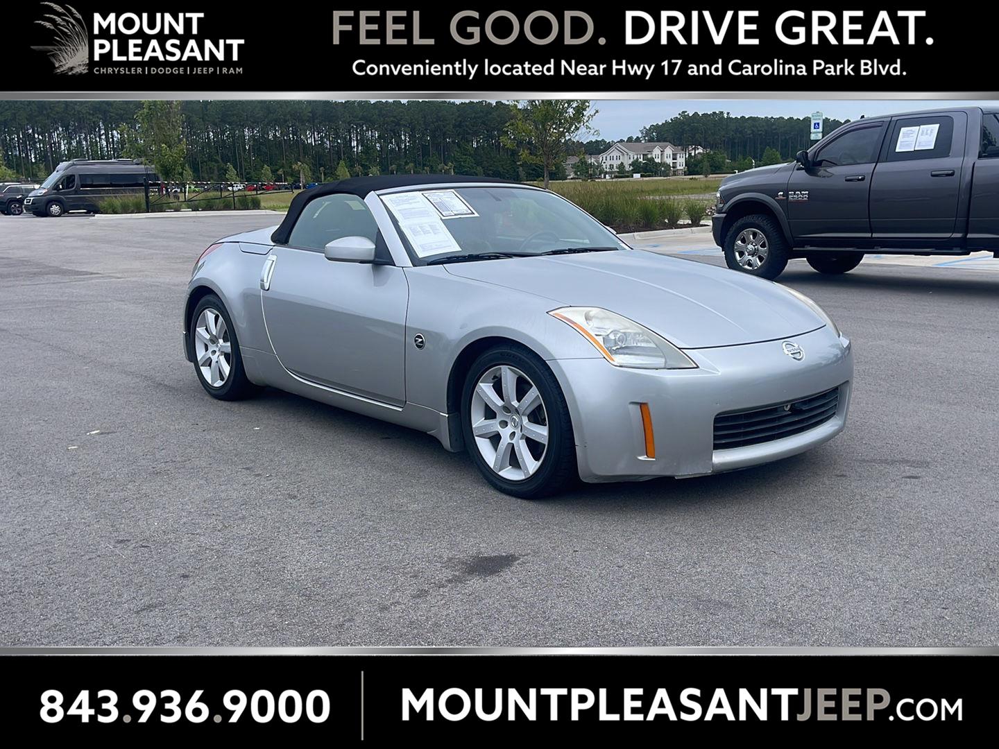 Chrome Silver Metallic 2004 Nissan 350Z Touring Coupe Rear-Wheel Drive Manual