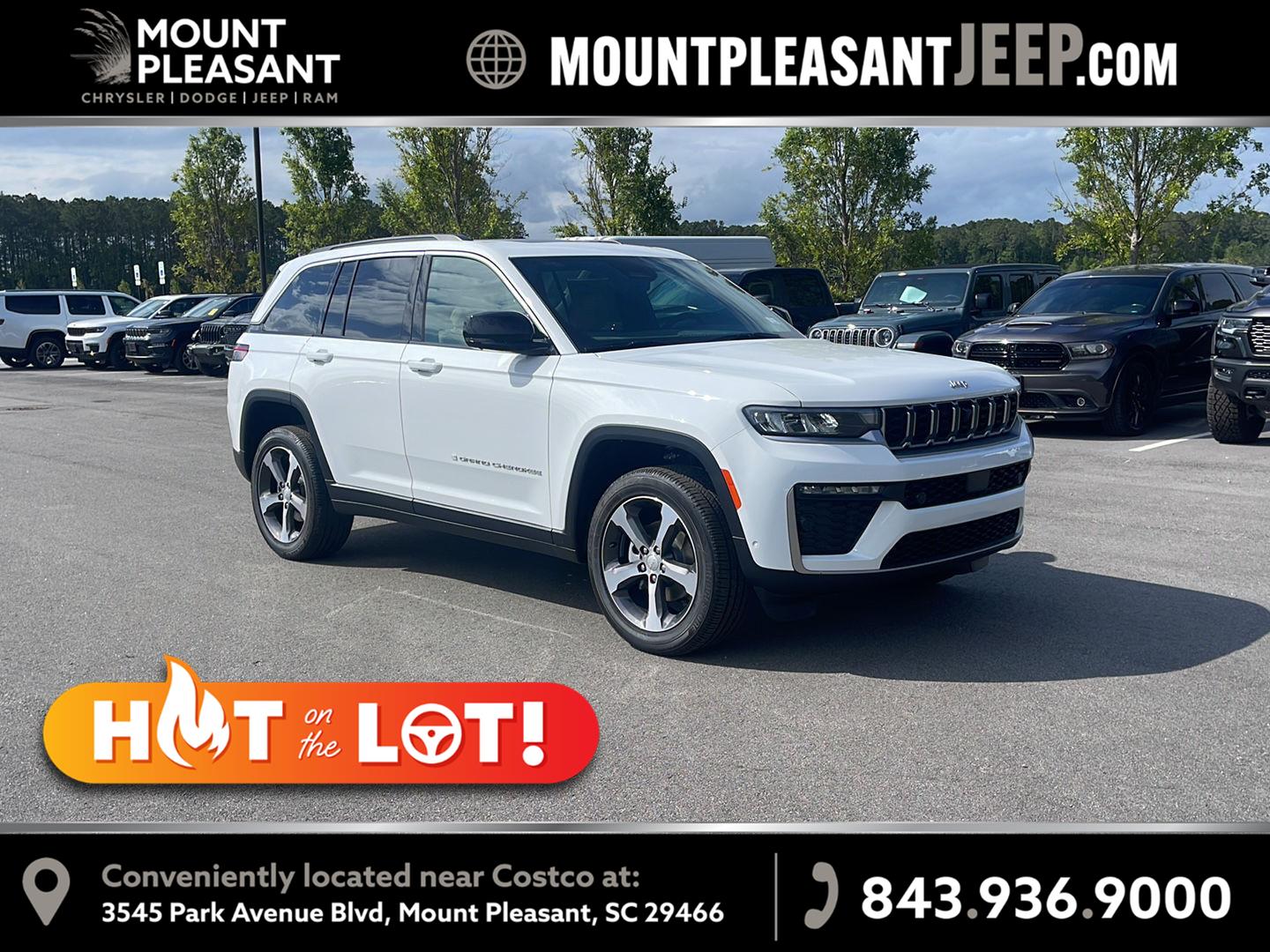 Bright White Clearcoat 2026 Jeep Grand Cherokee SUV / Crossover 4X2 8-Speed Automatic