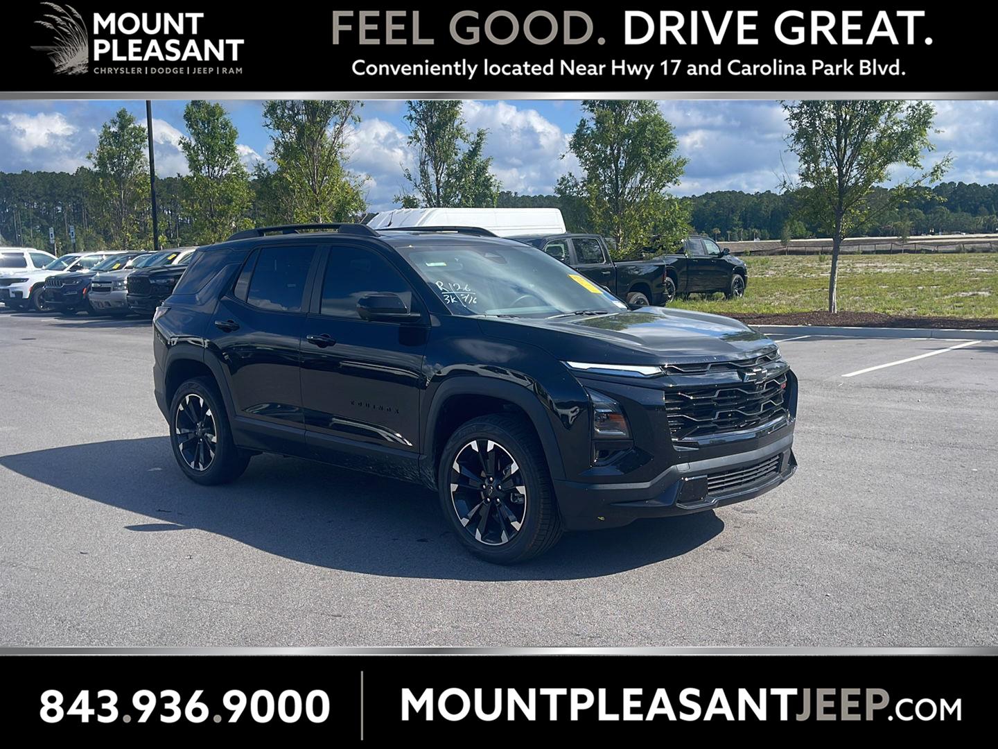 Mosaic Black Metallic 2026 Chevrolet Equinox RS FWD SUV / Crossover Front-Wheel Drive Continuously Variable Transmission
