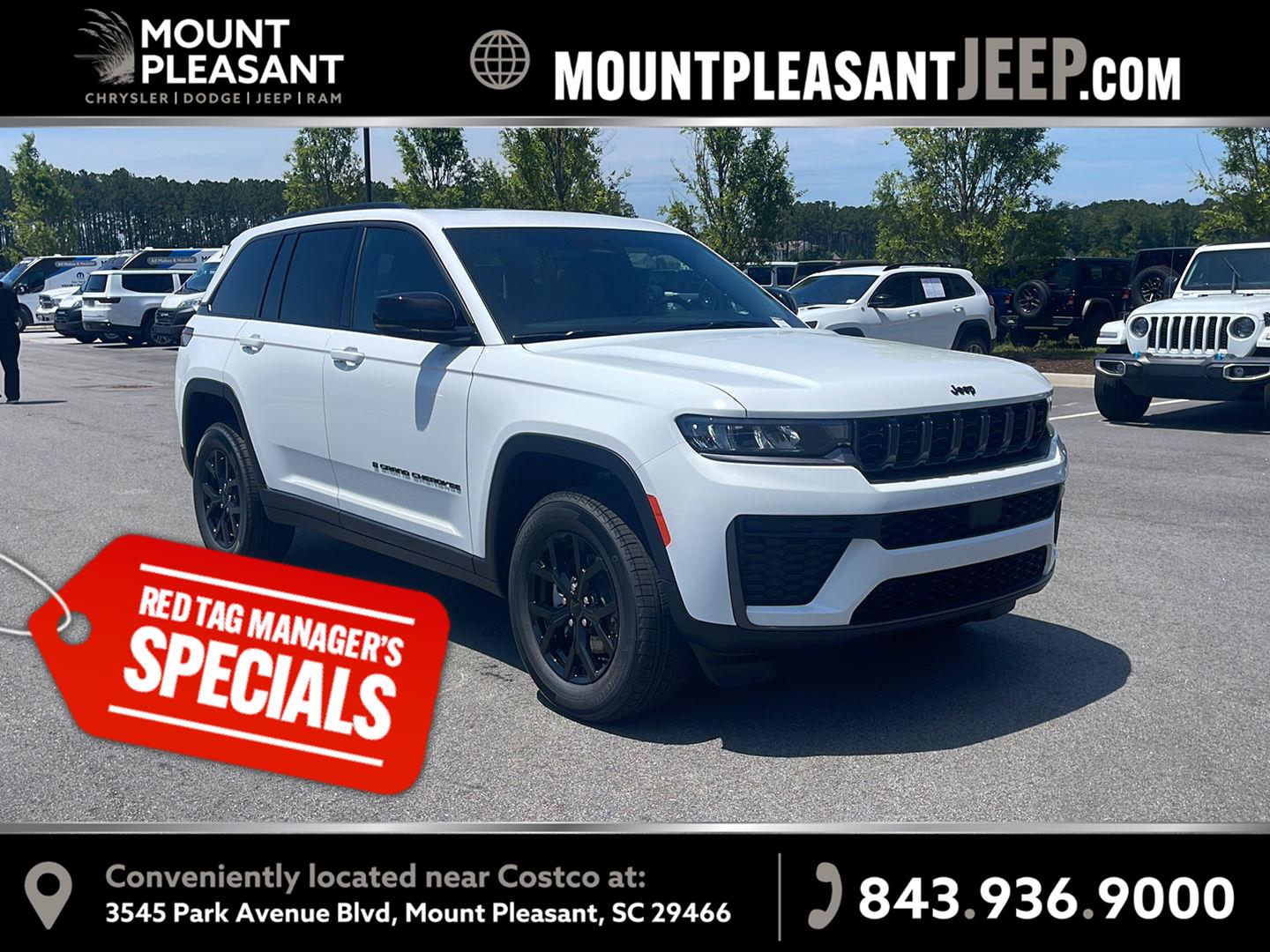 Bright White Clearcoat 2026 Jeep Grand Cherokee SUV / Crossover 4X2 8-Speed Automatic
