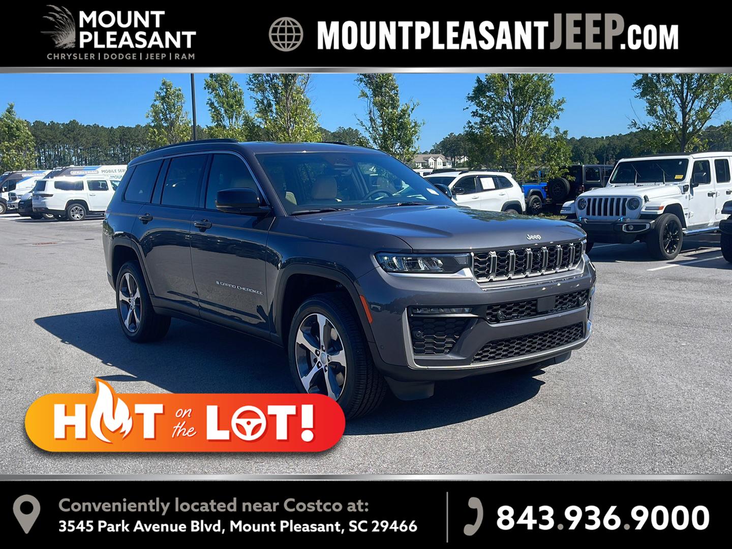 Baltic Gray Metallic Clearcoat 2026 Jeep Grand Cherokee L SUV / Crossover Four-Wheel Drive 8-Speed Automatic