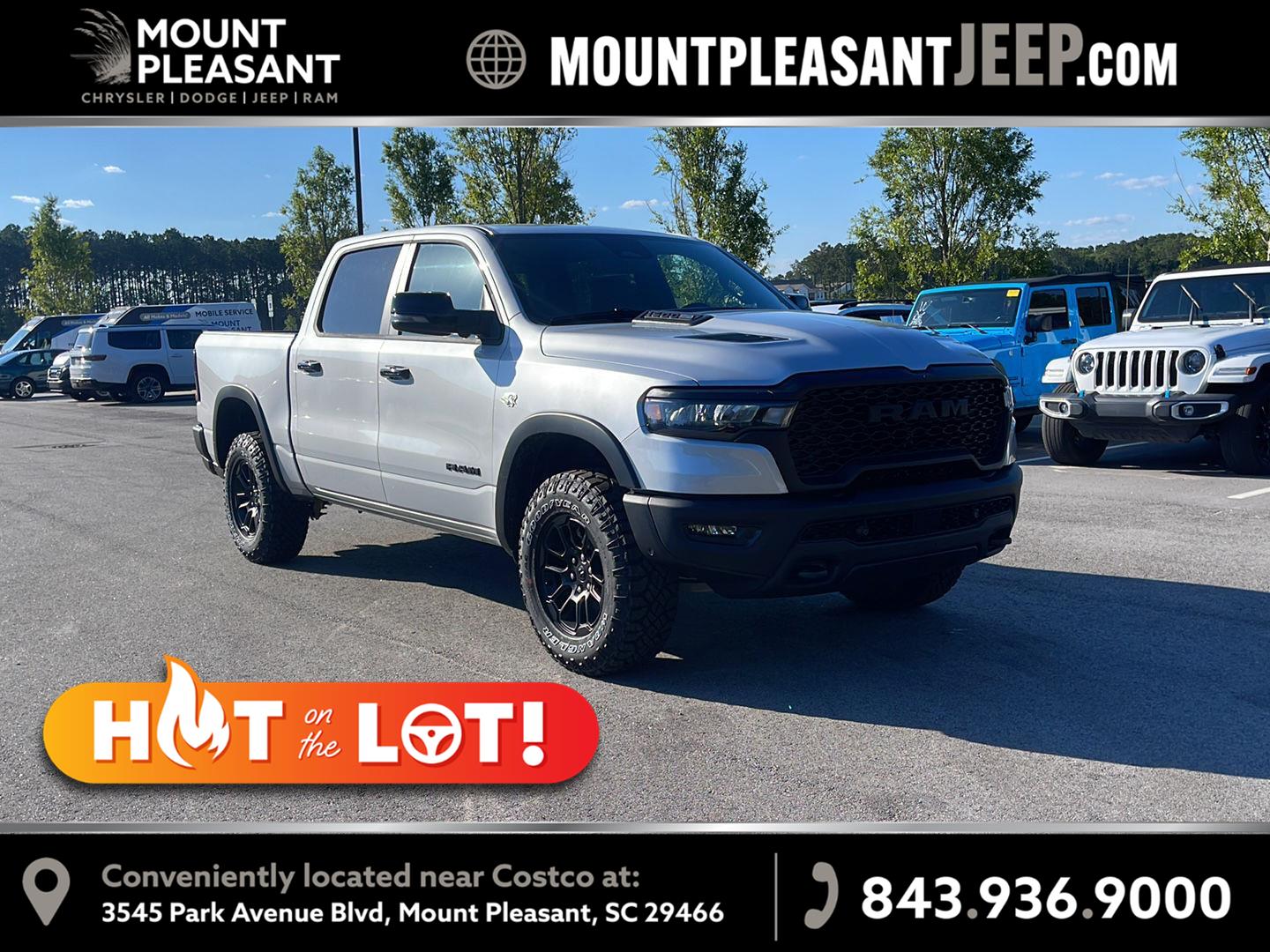 Silver Zynith 2026 RAM 1500 Pickup Truck Four-Wheel Drive 8-Speed Automatic