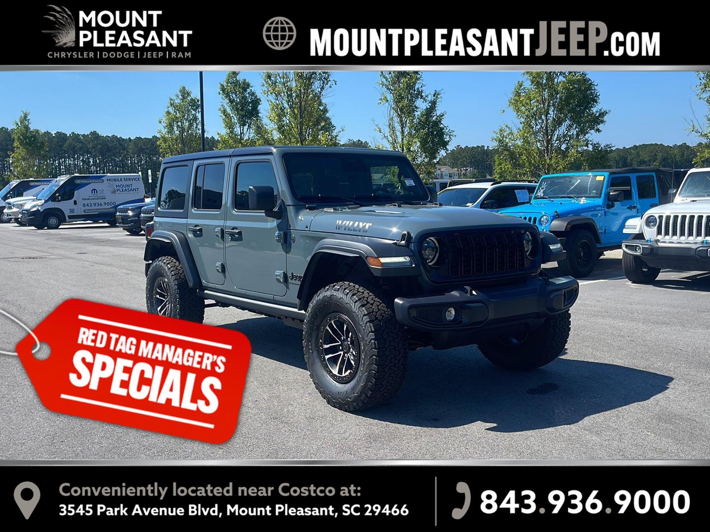 Anvil Clearcoat 2026 Jeep Wrangler SUV / Crossover Four-Wheel Drive 8-Speed Automatic