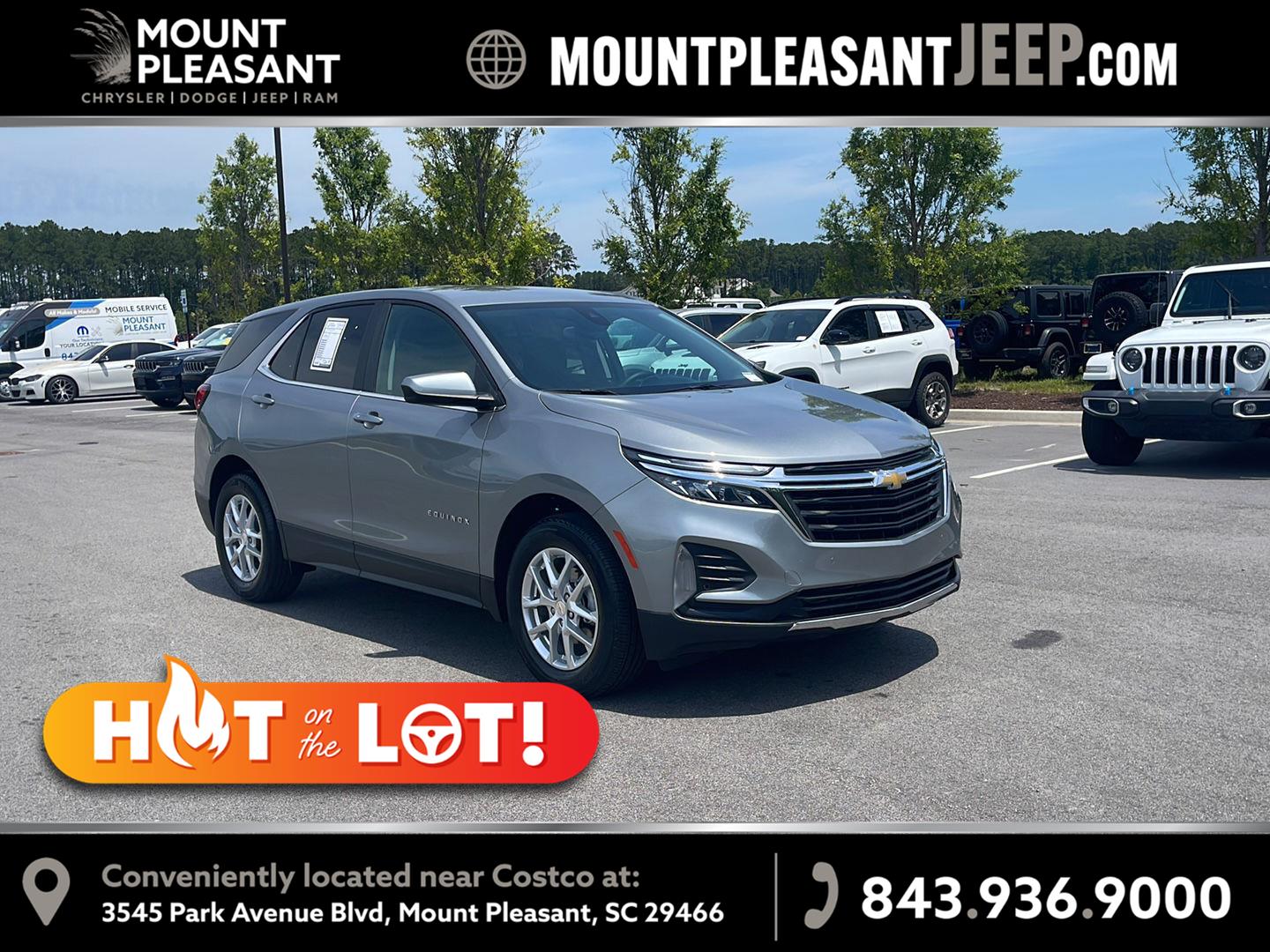 Sterling Gray Metallic 2024 Chevrolet Equinox SUV / Crossover Front-Wheel Drive
