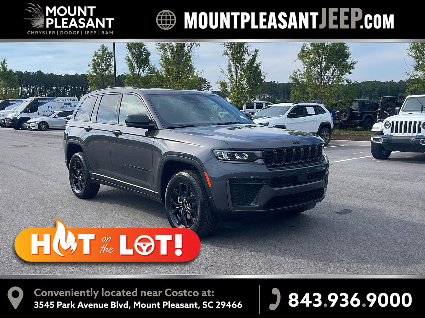Baltic Gray Metallic Clearcoat 2026 Jeep Grand Cherokee SUV / Crossover 4X2 8-Speed Automatic