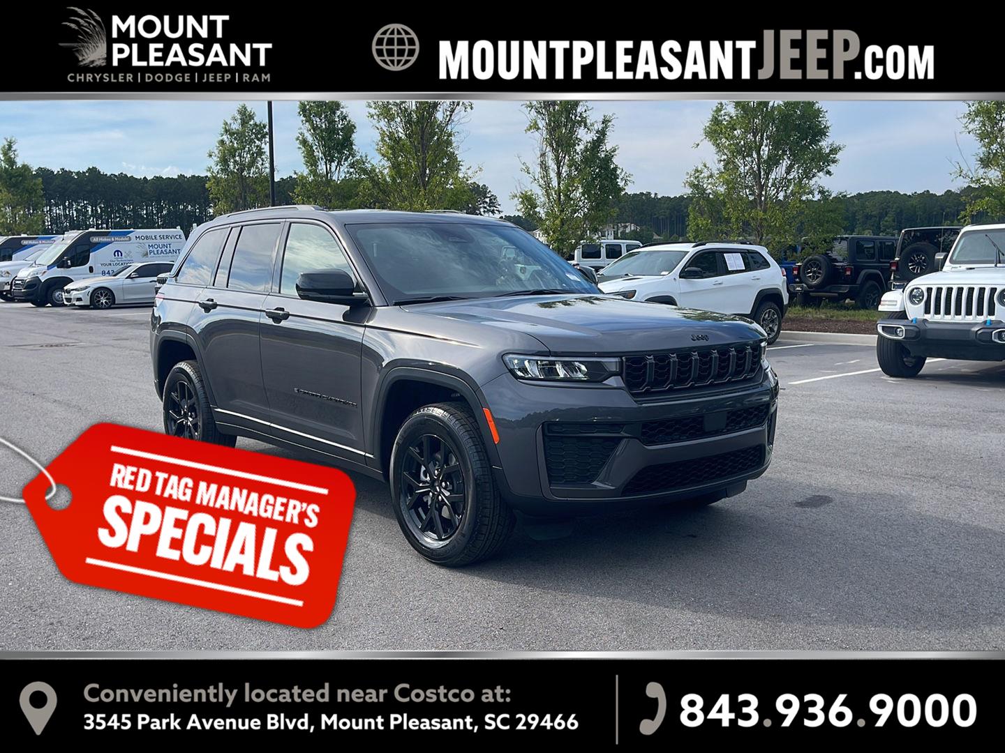 Baltic Gray Metallic Clearcoat 2026 Jeep Grand Cherokee SUV / Crossover 4X2 8-Speed Automatic